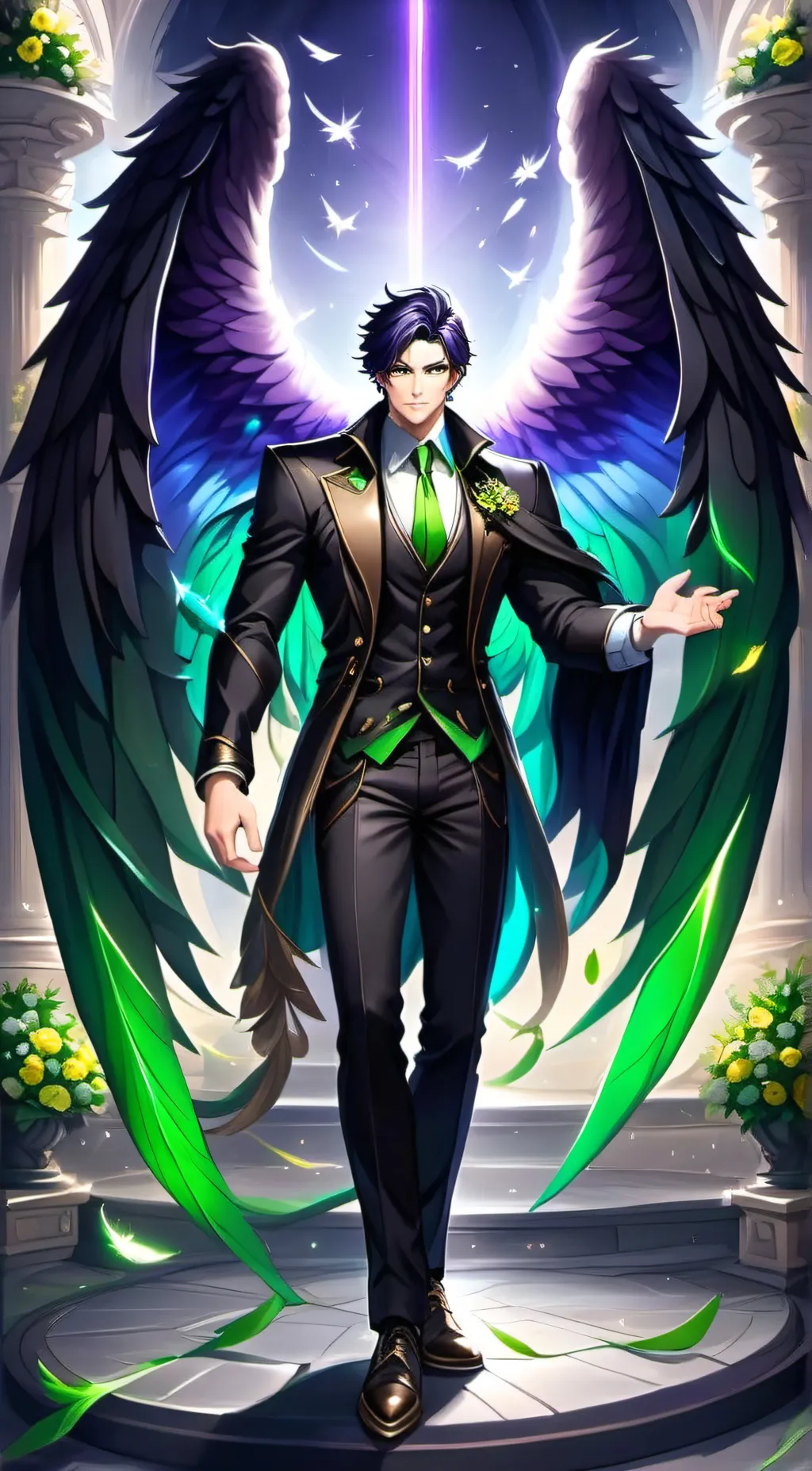 ai character: Leo background