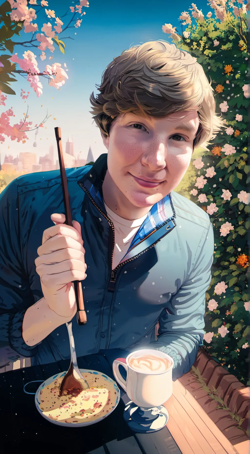 ai character: Ted background