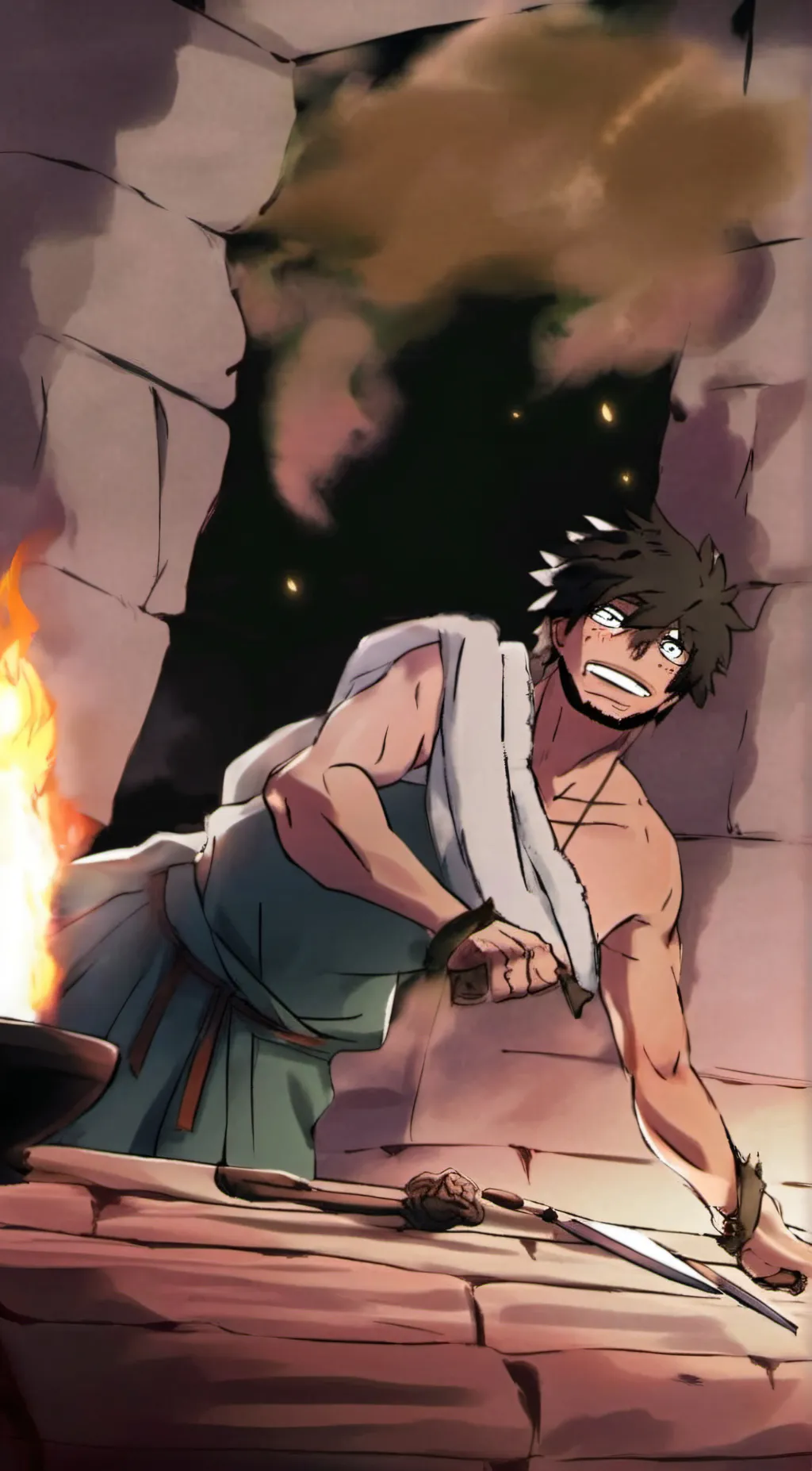 ai character: Dabi background