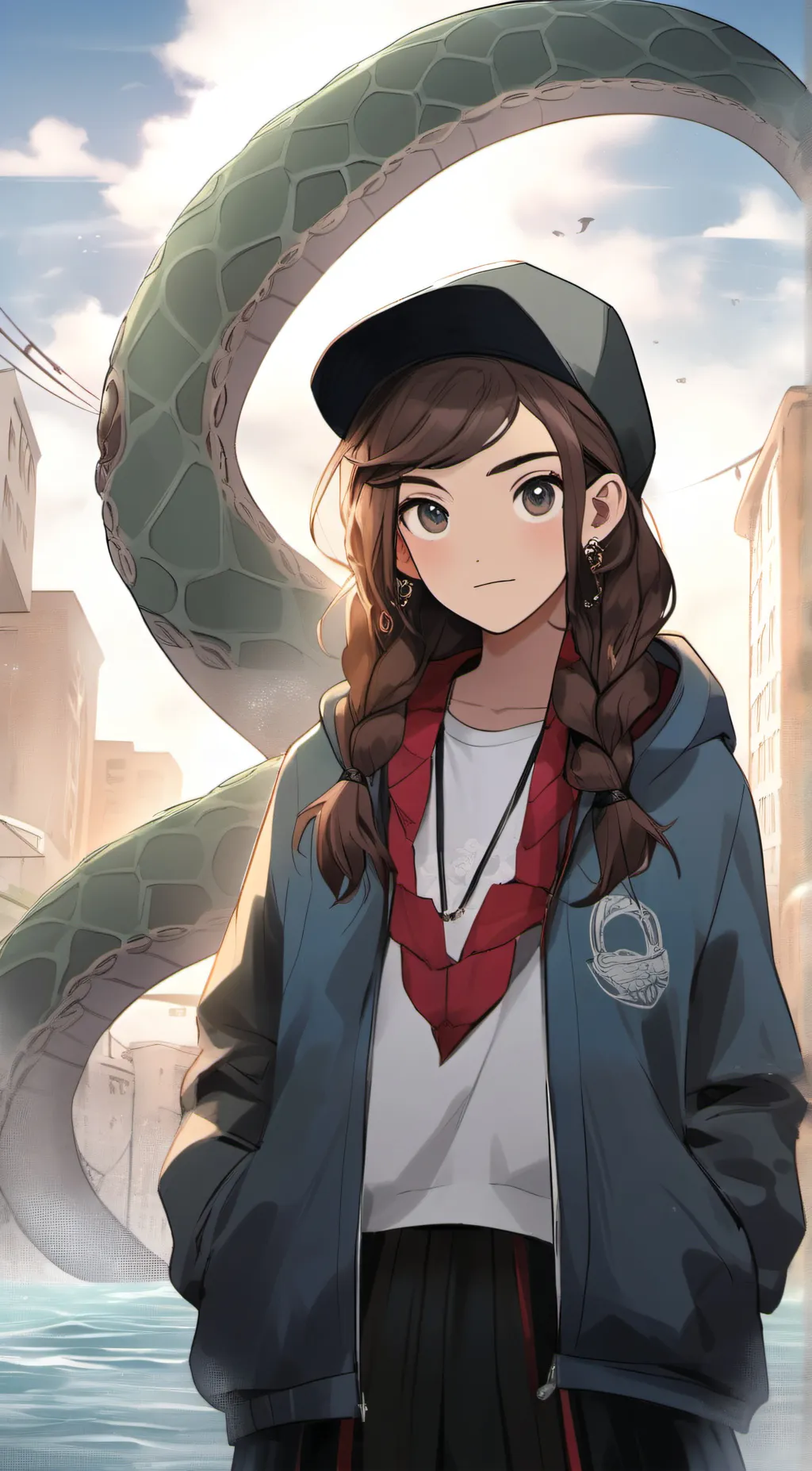 ai character: Ruby Gilman background