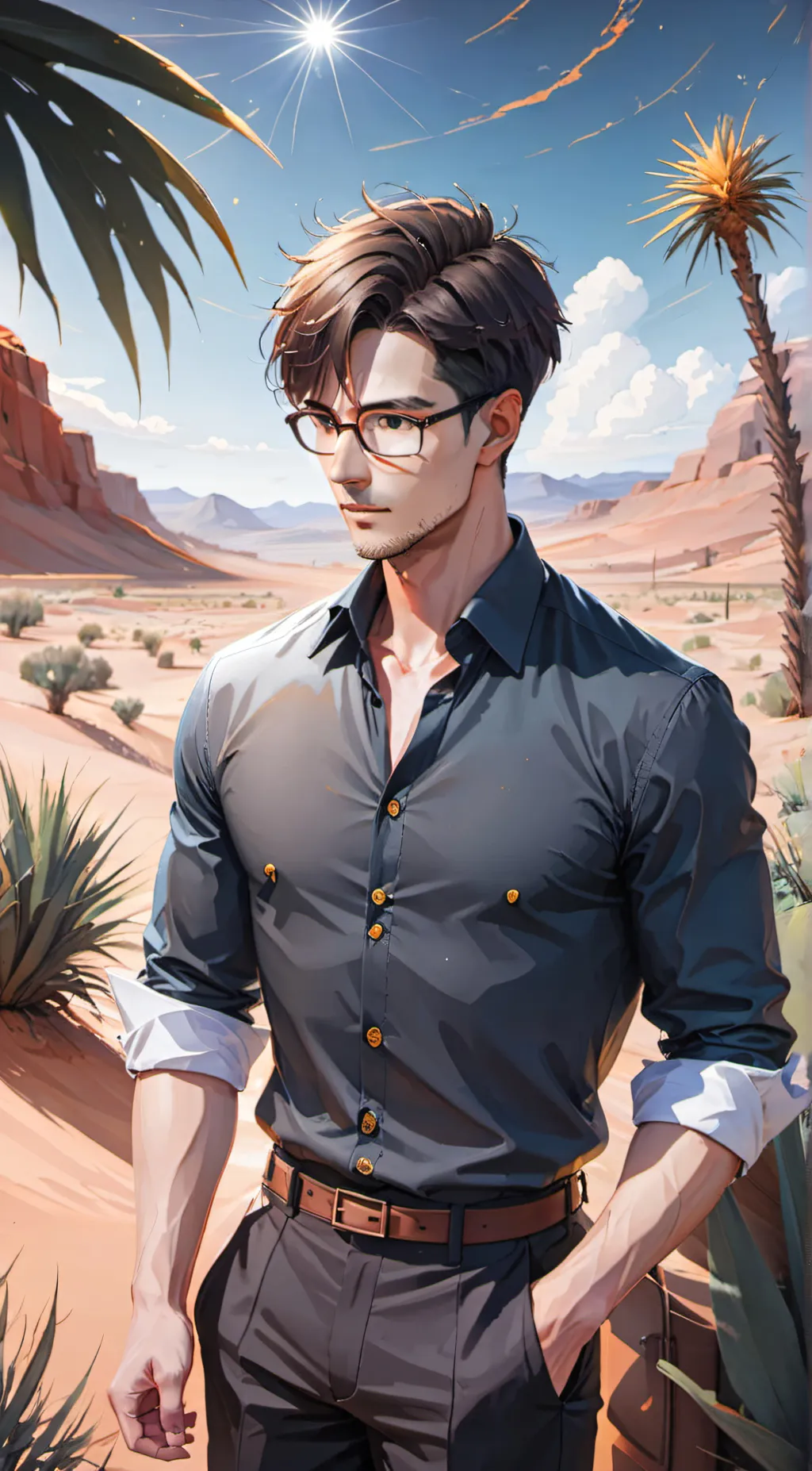 ai character: levi background