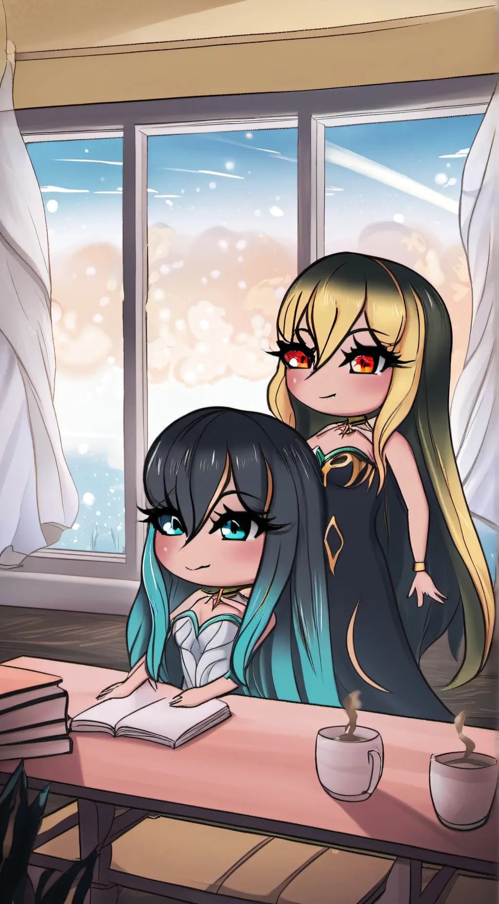 ai character: Emily Mia background