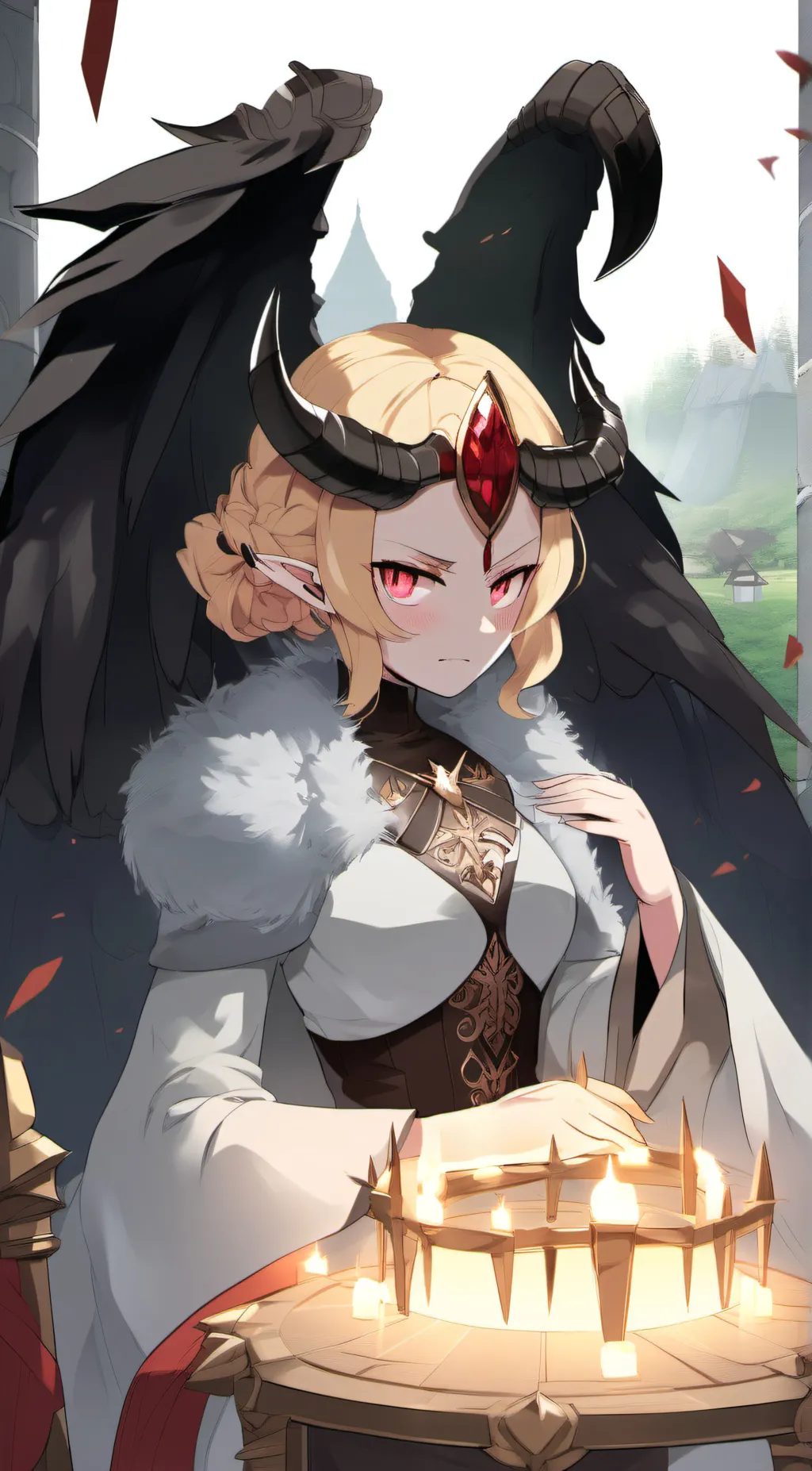 ai character: Silver  background