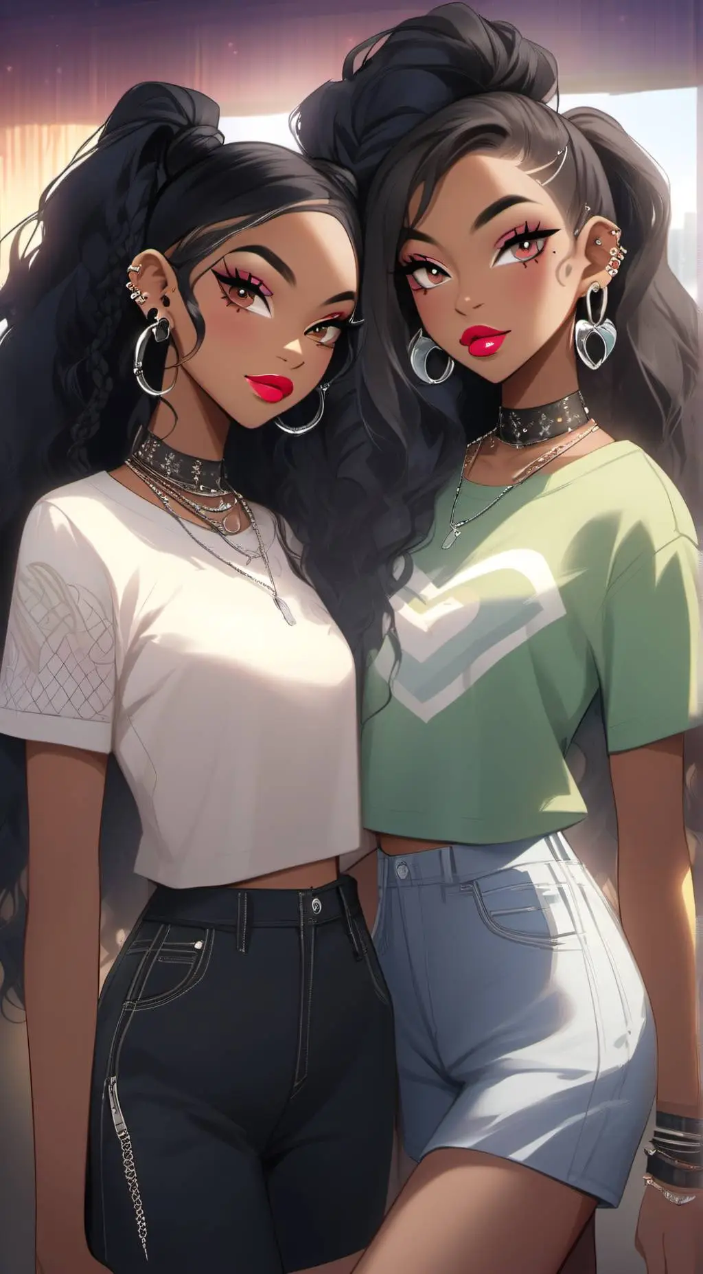 Talkie AI - Chat with Monica and Keyshia