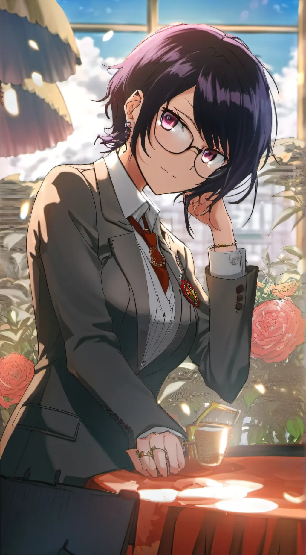 ai character: kyoka jiro  background