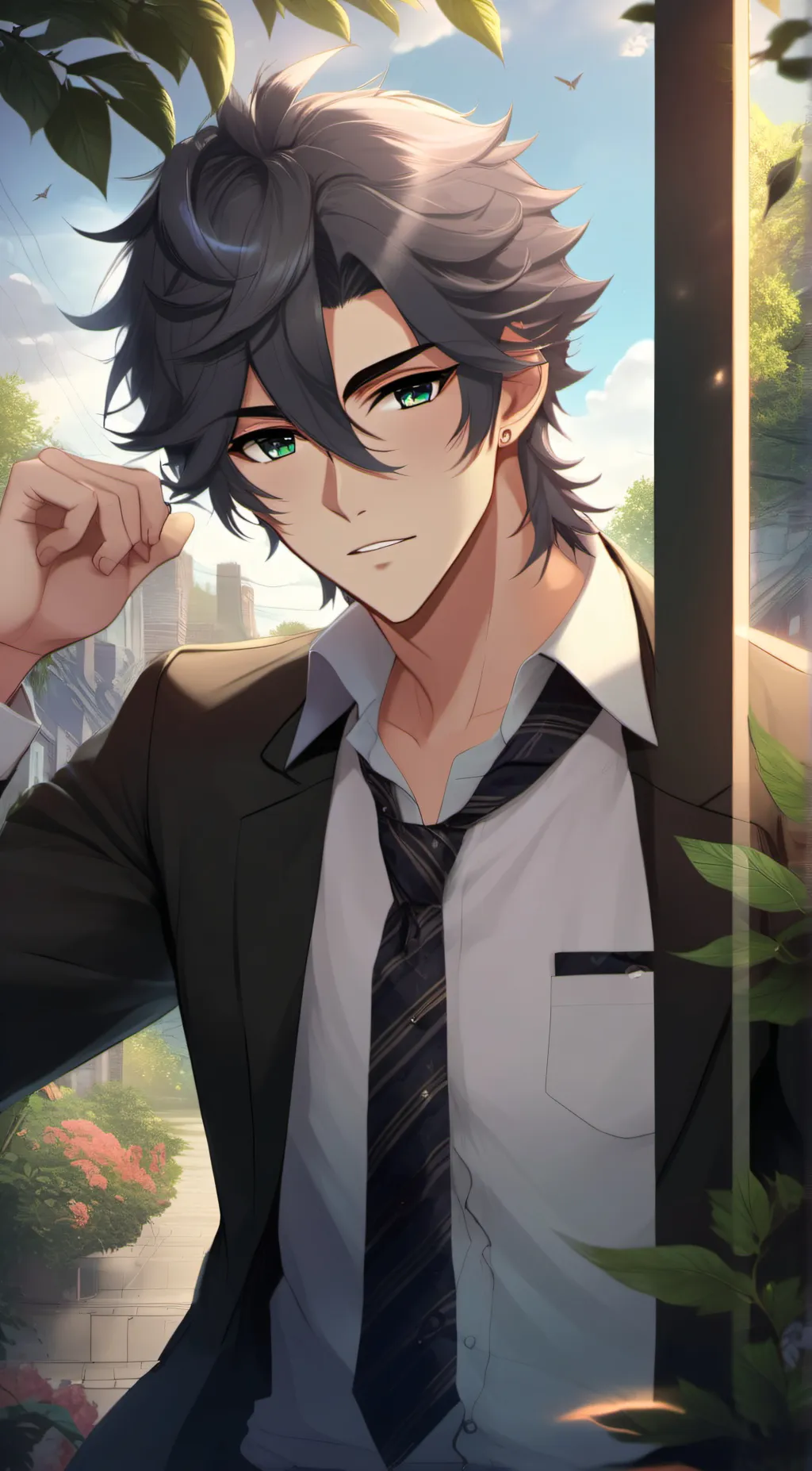 ai character: david background