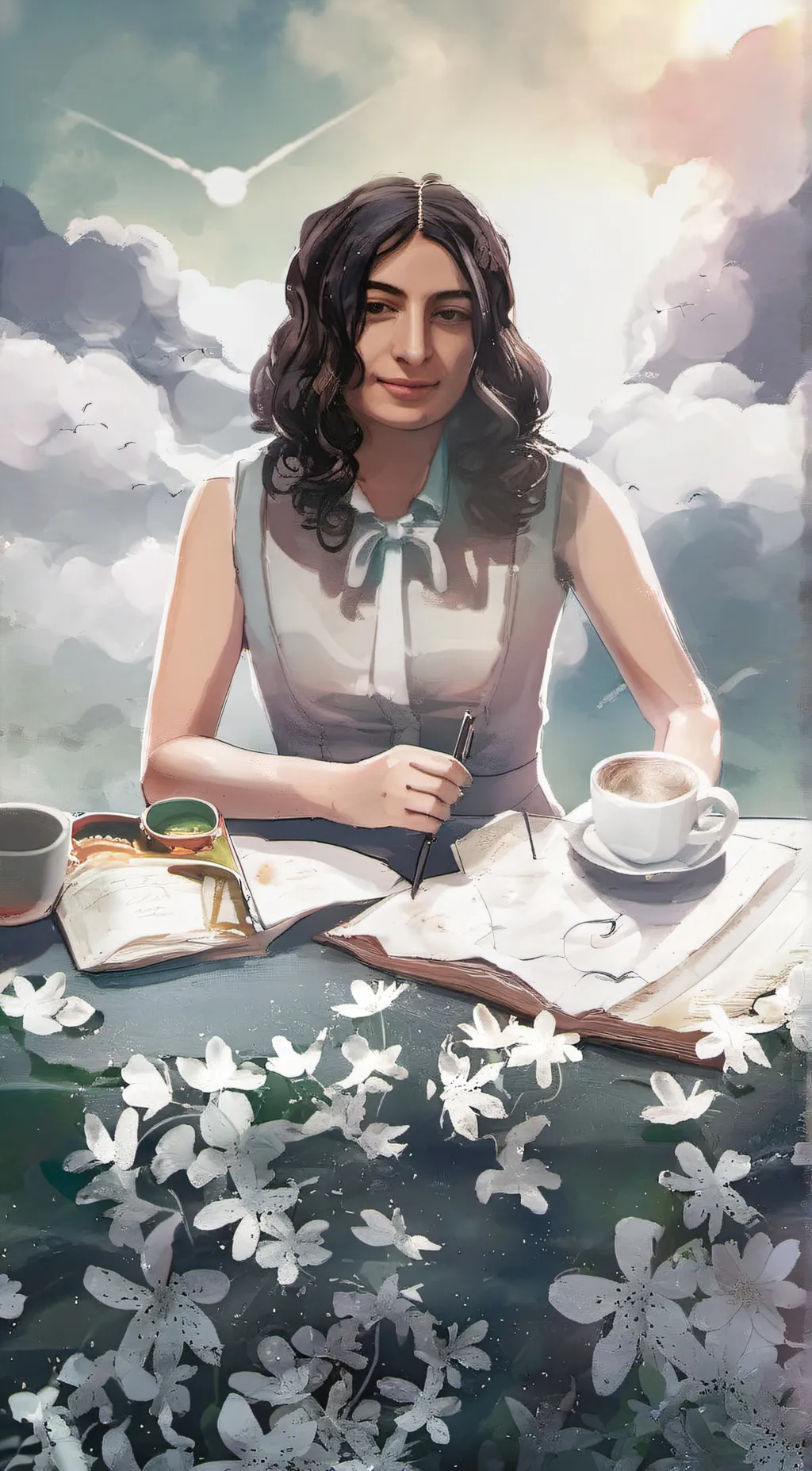 ai character: Aya background