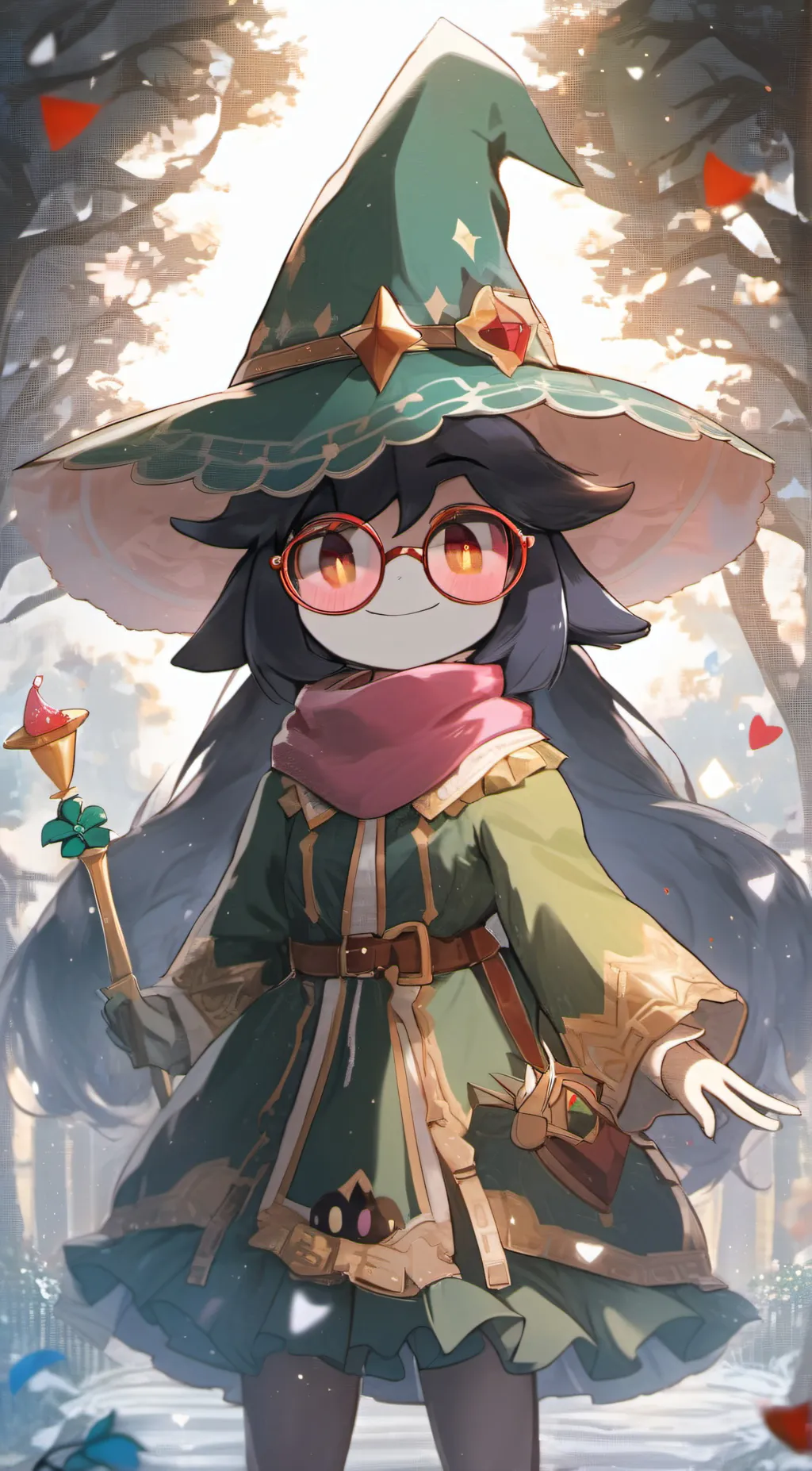 ai character: Ralsei background