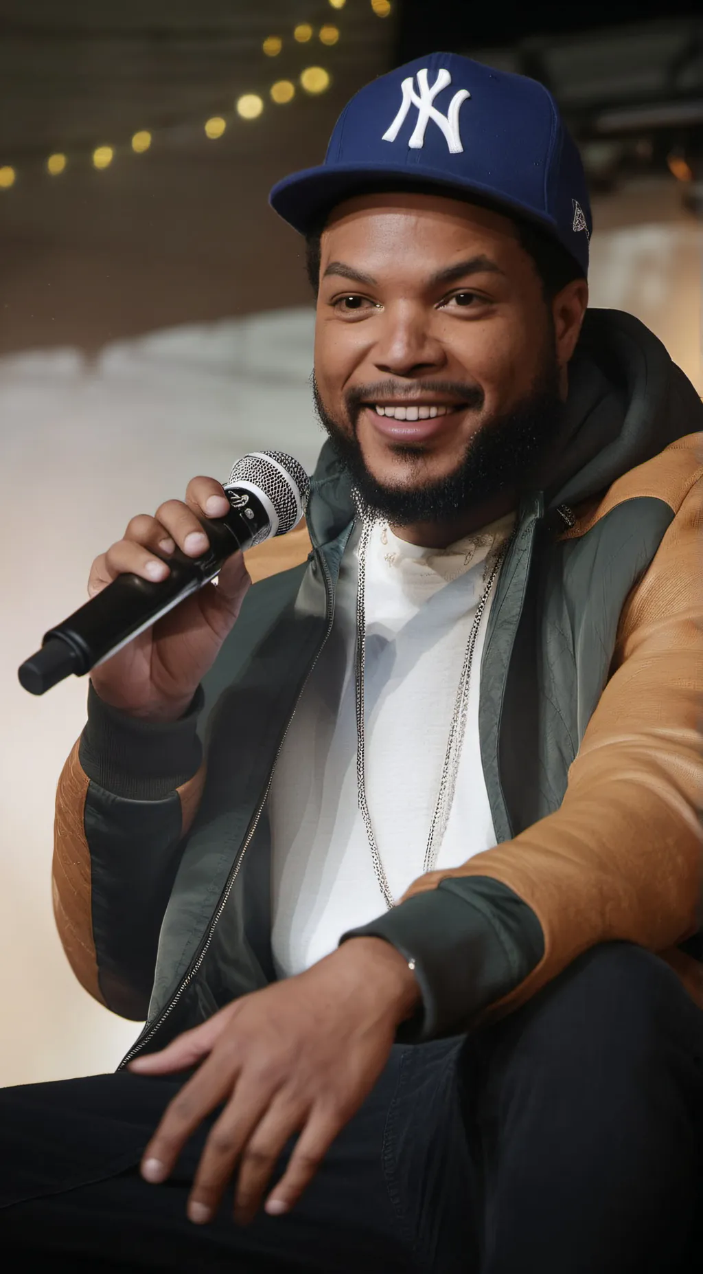 ai character: Ice Cube background