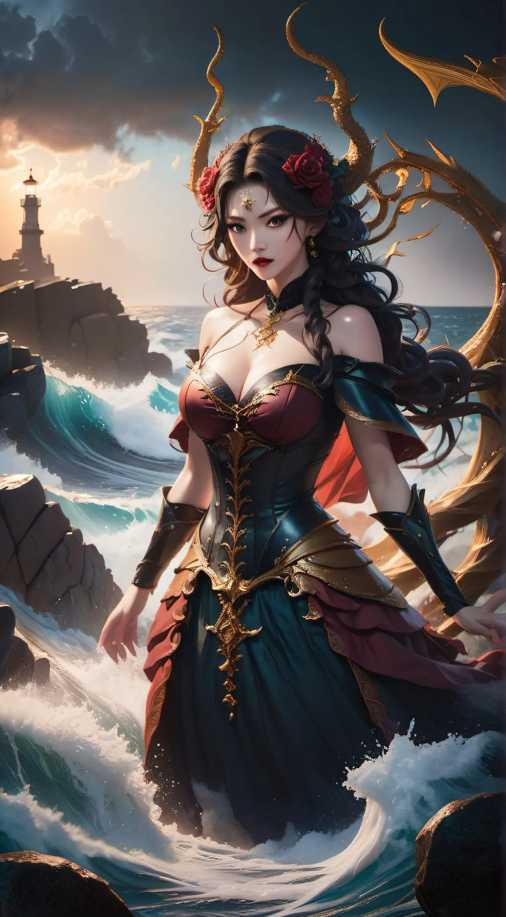 Talkie AI - Chat with Sarah (evil siren)