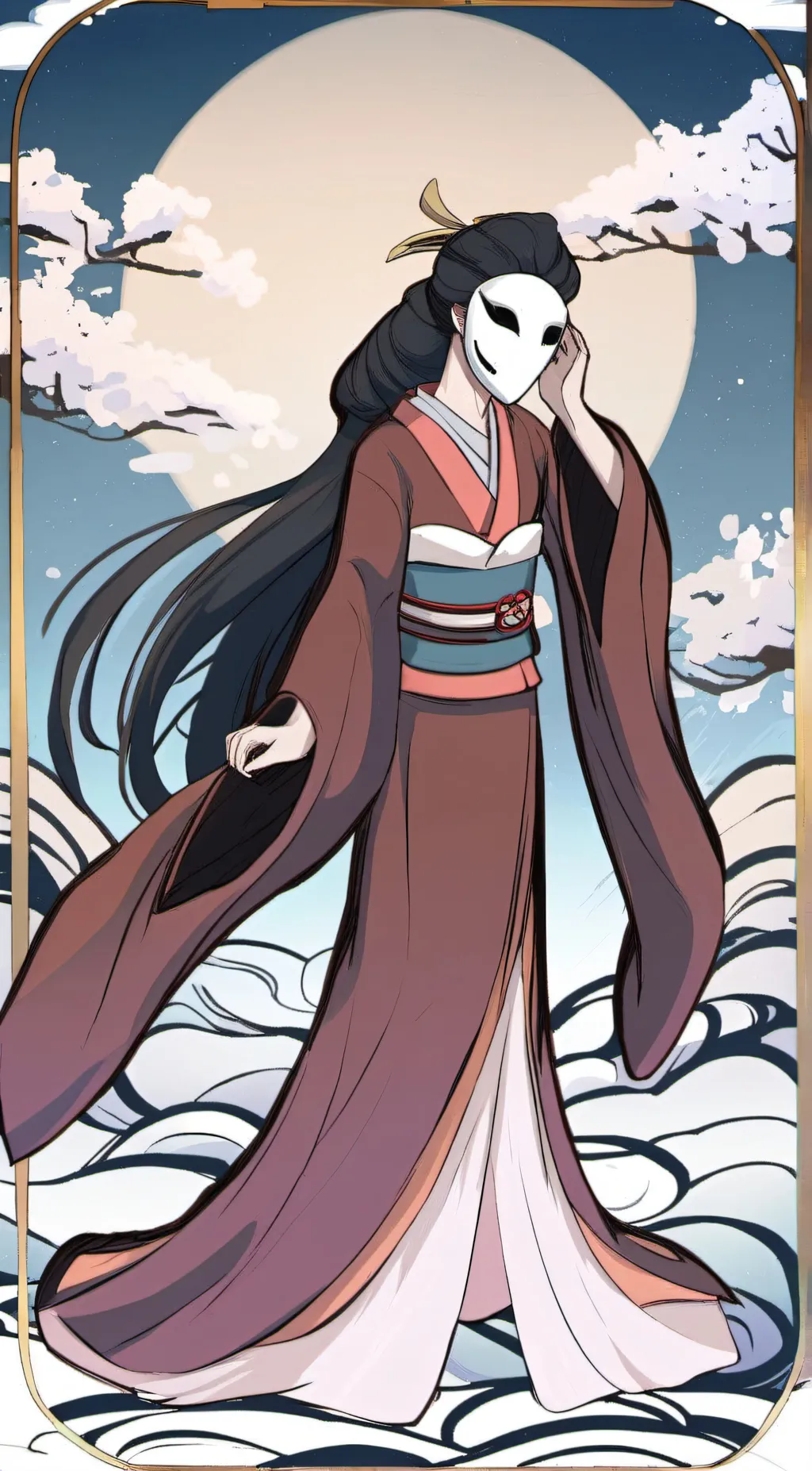 ai character: the lady background