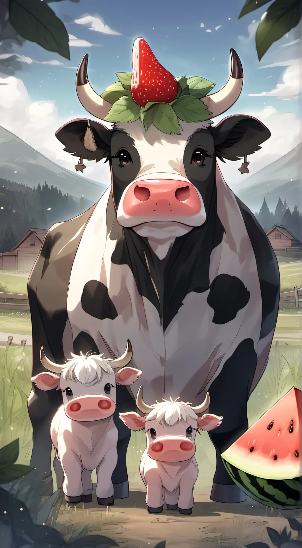 ai character: The cow family background