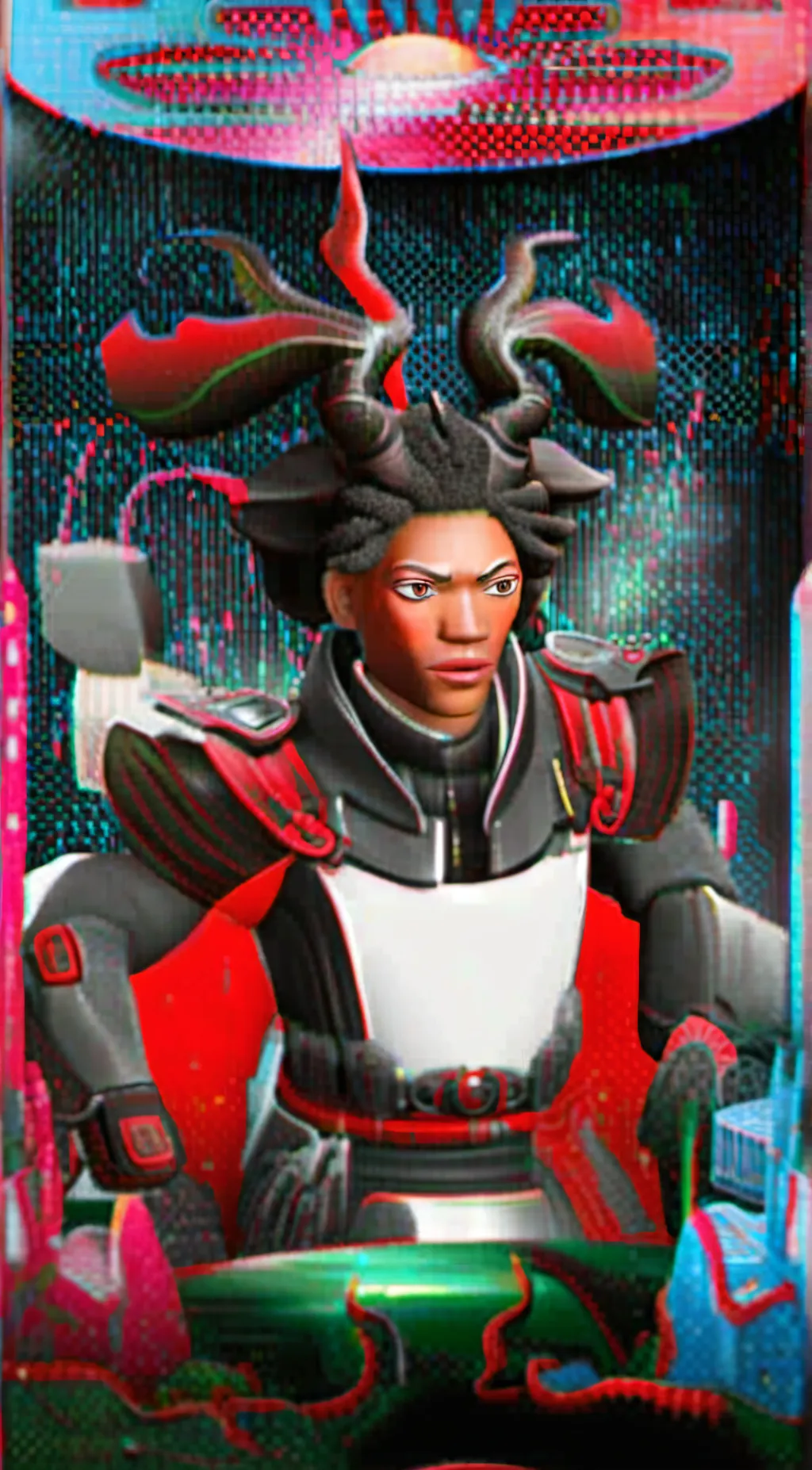 ai character: Spider punk  background