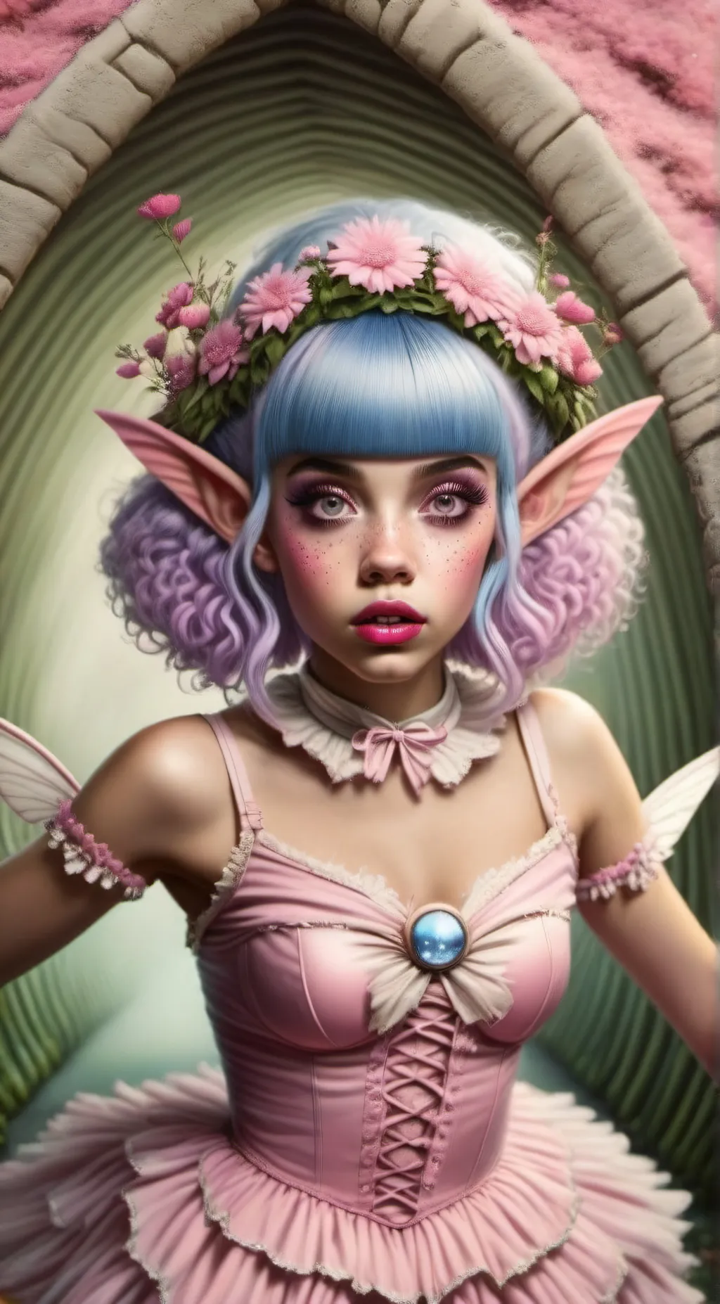 ai character: Nymph background