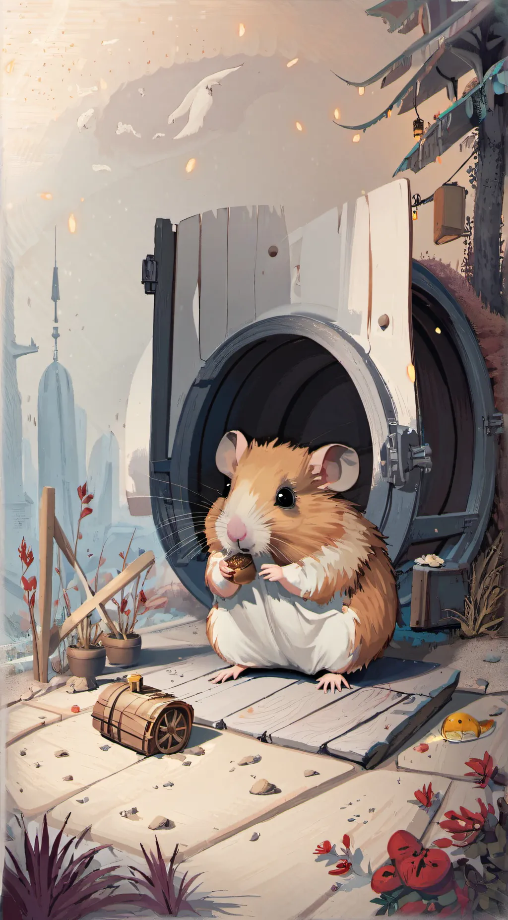 ai character: Meo  background