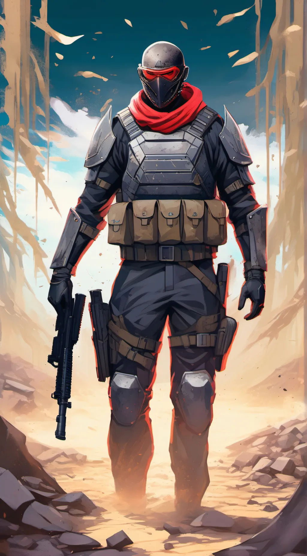 ai character: void background