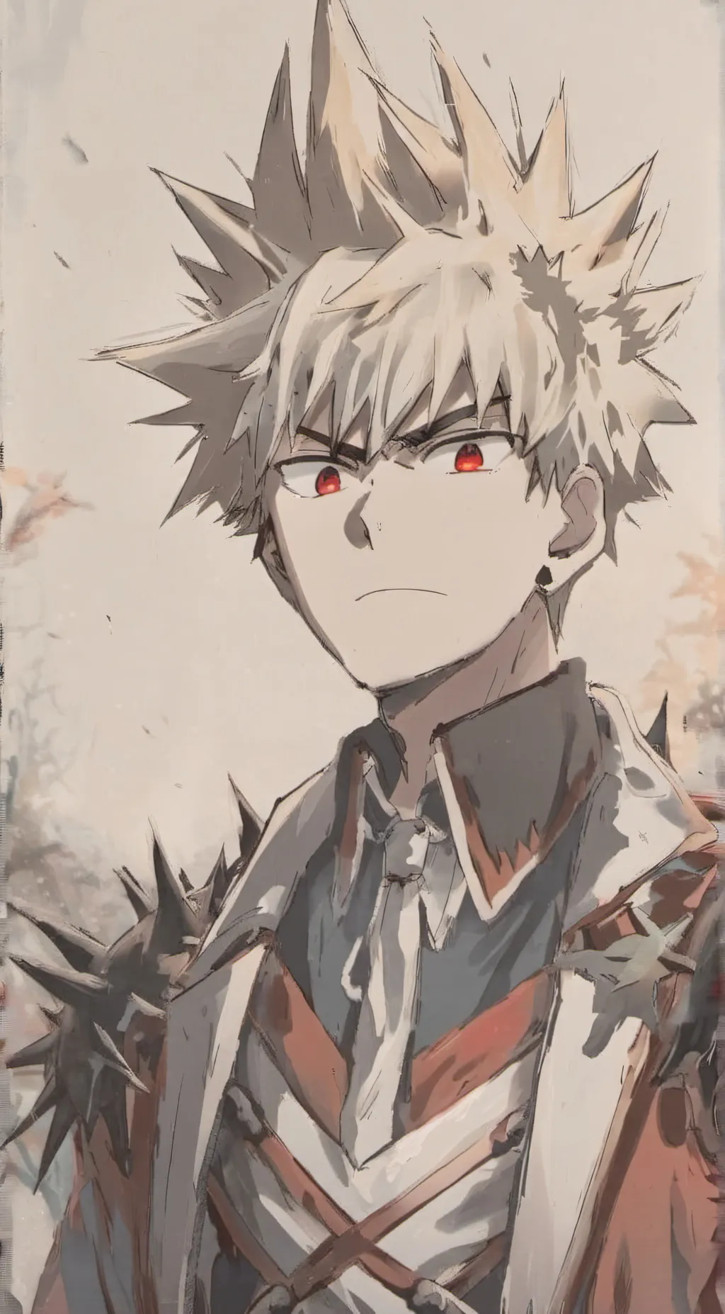 ai character: Katsuki Bakugo background