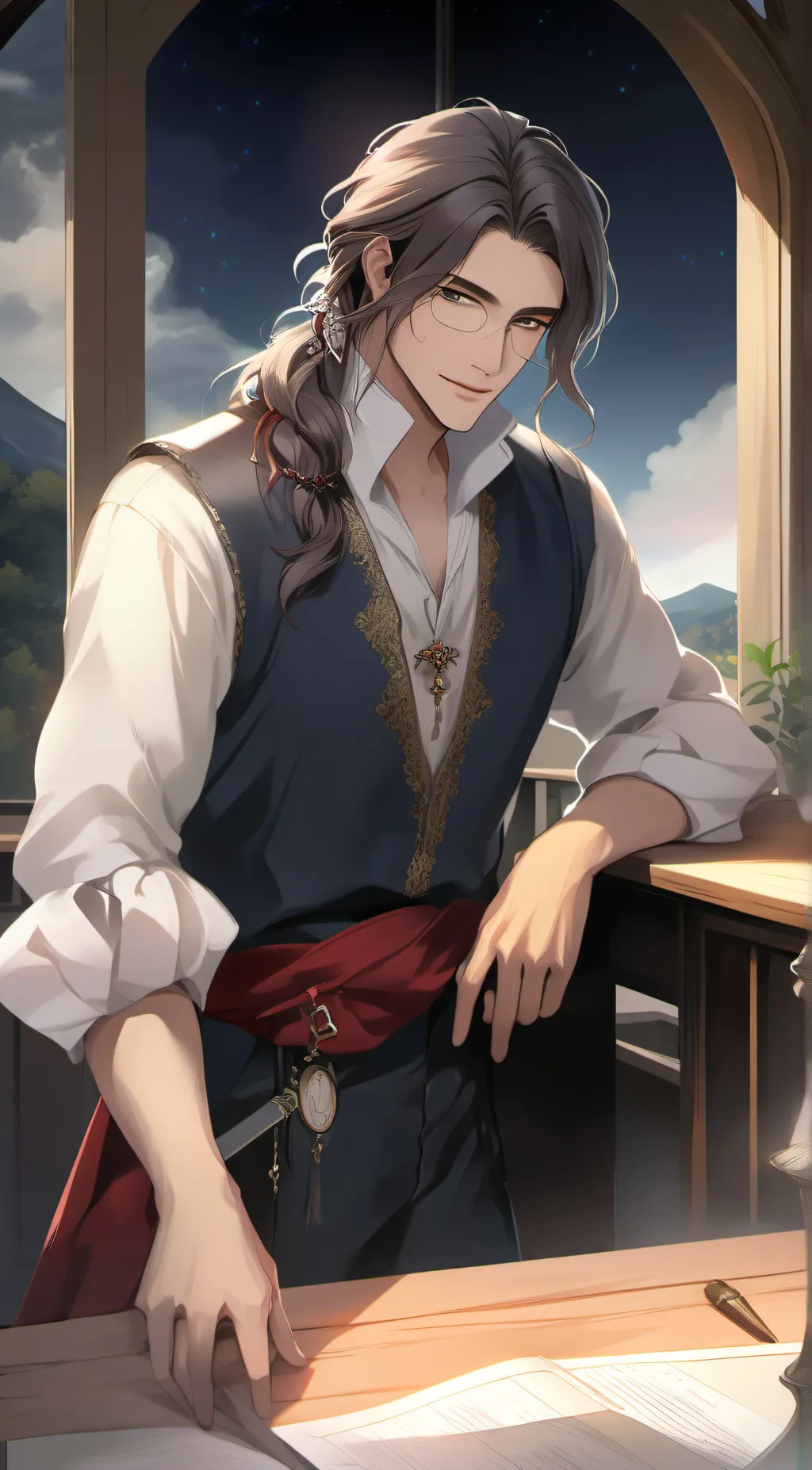 ai character: William background