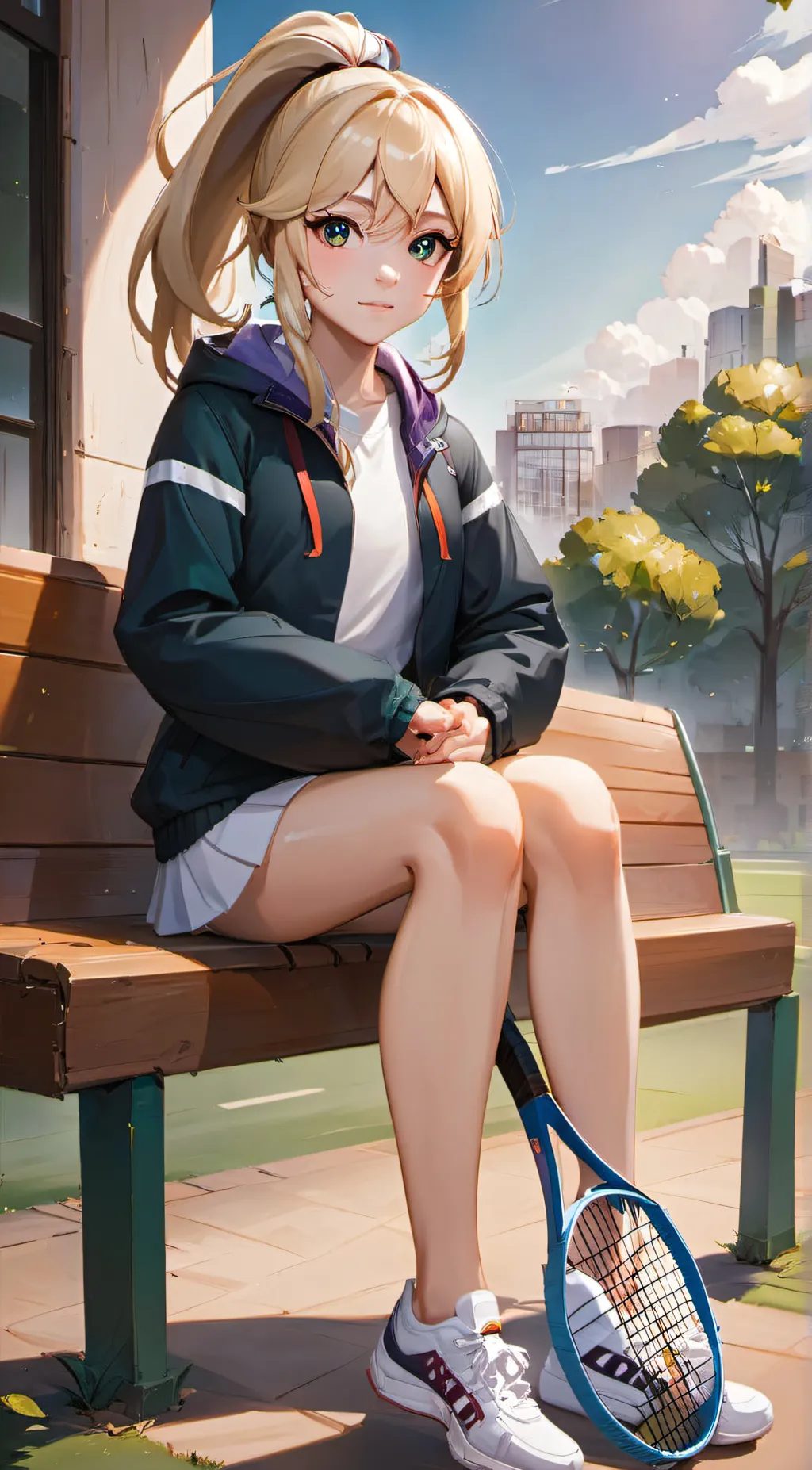 ai character: Nora  background