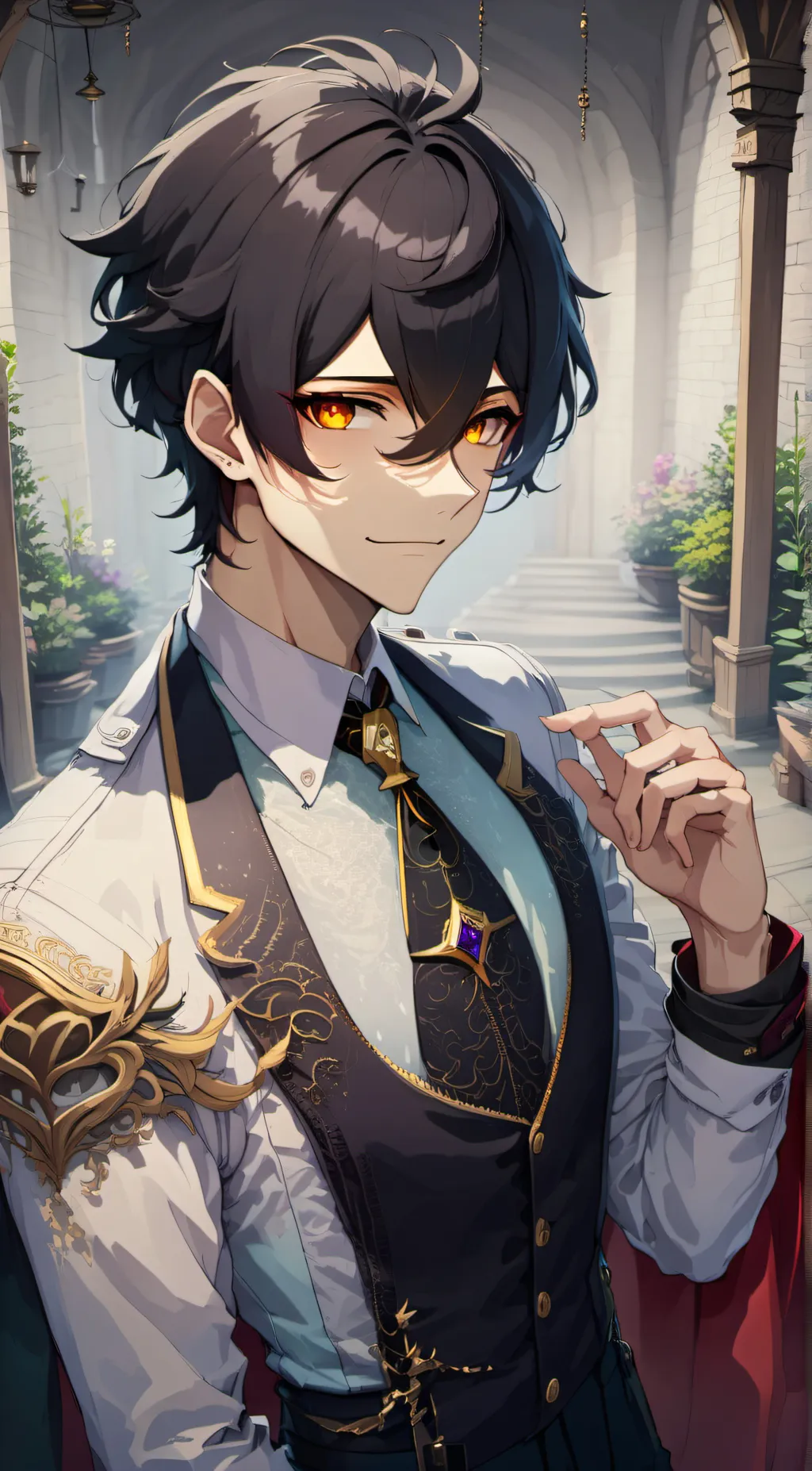 ai character: Ash background