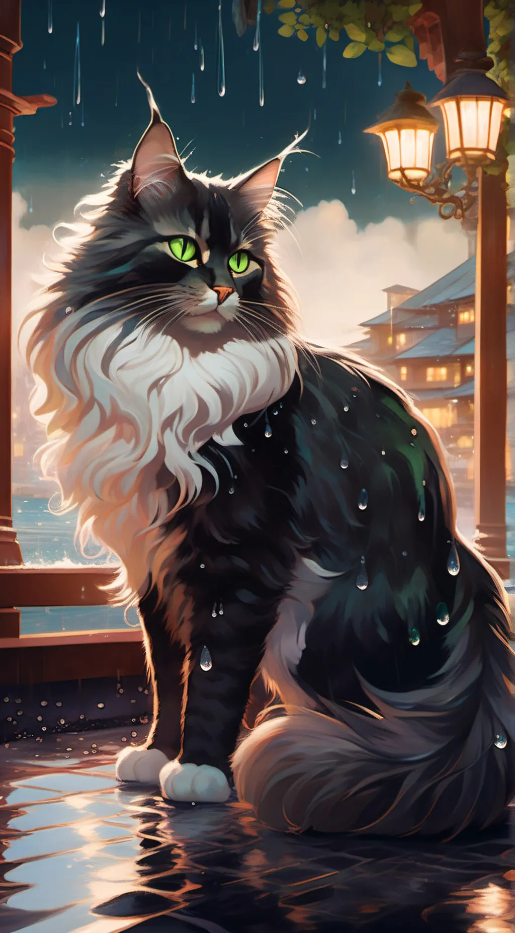 ai character: A whisker away background