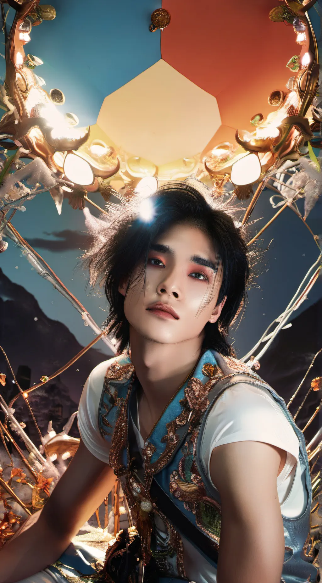 ai character: Hyunjin (skz) background