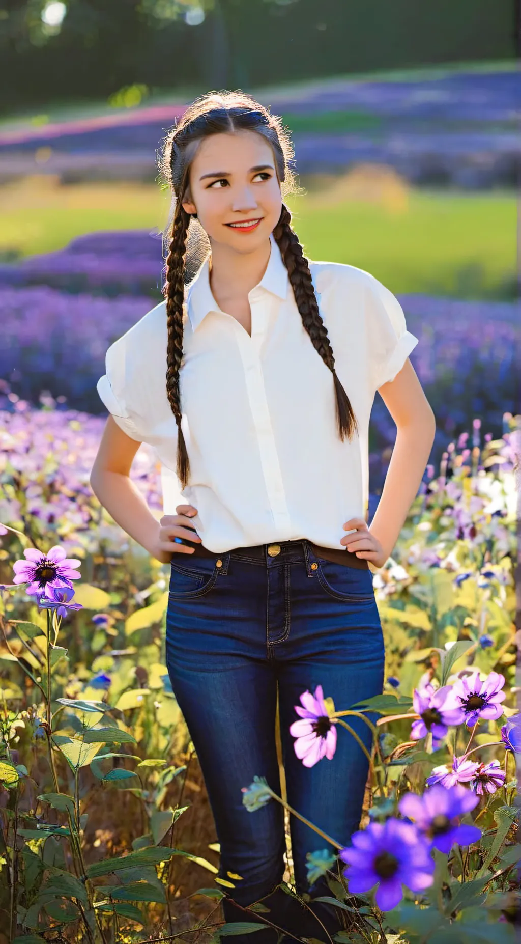 ai character: Karolina Protsenko background