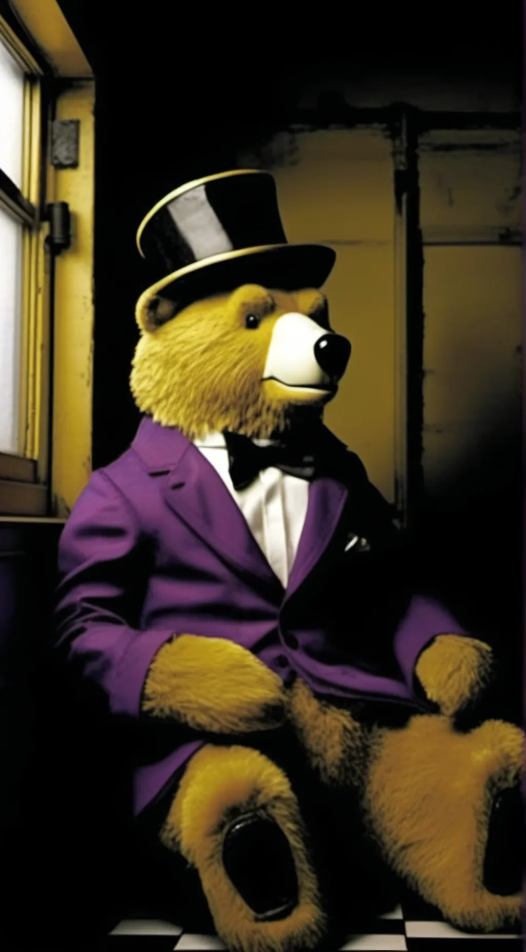 ai character: Golden Freddy background