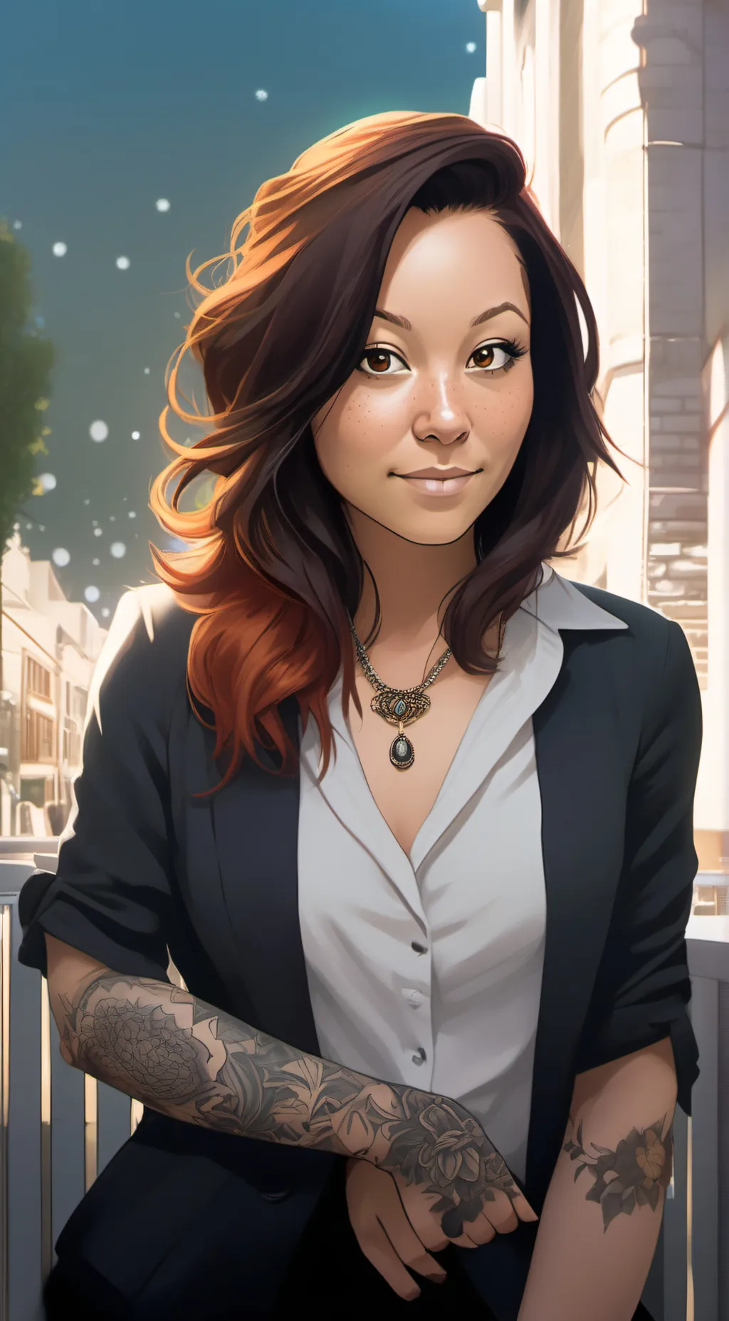 ai character: Meii background