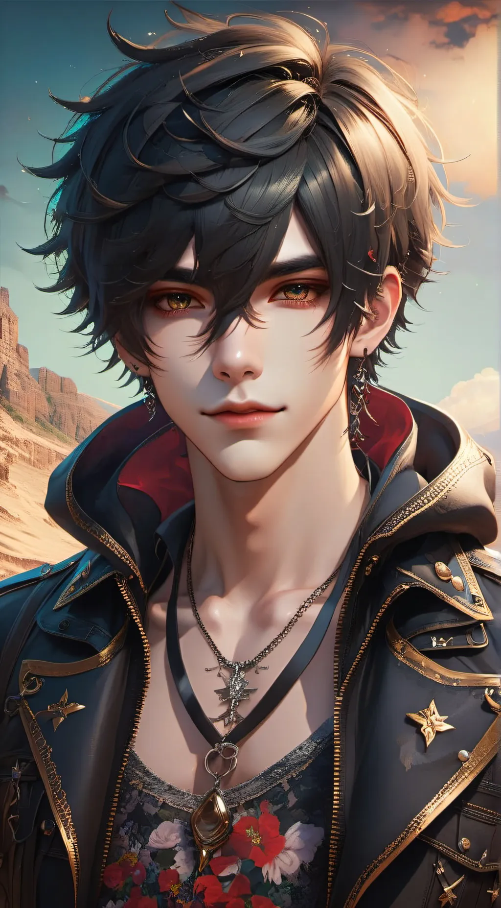 ai character: devan background