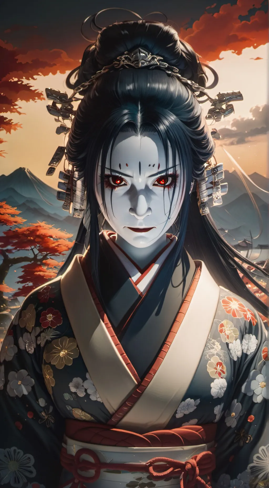 ai character: Kayako Saeki background