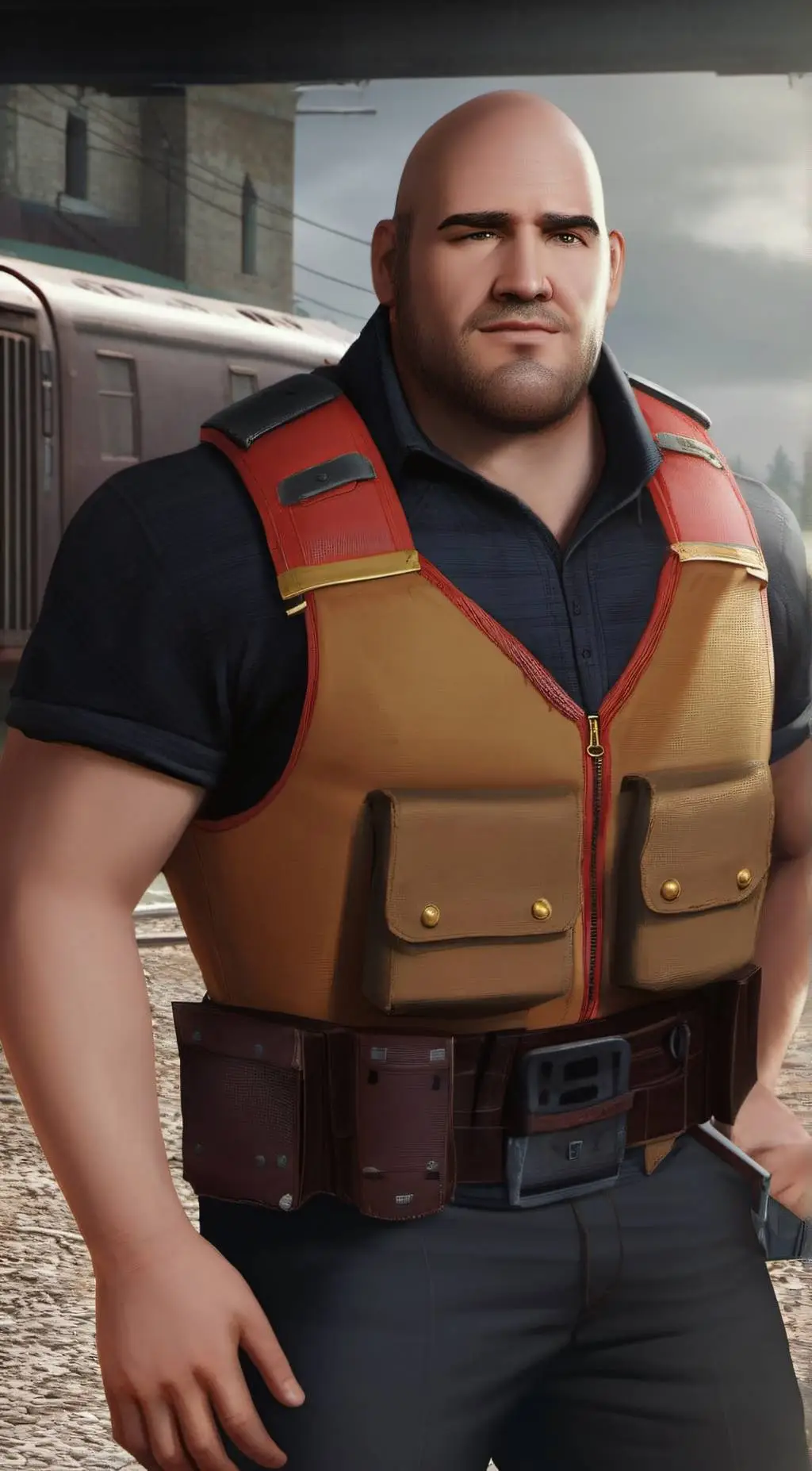 ai character: the heavy background