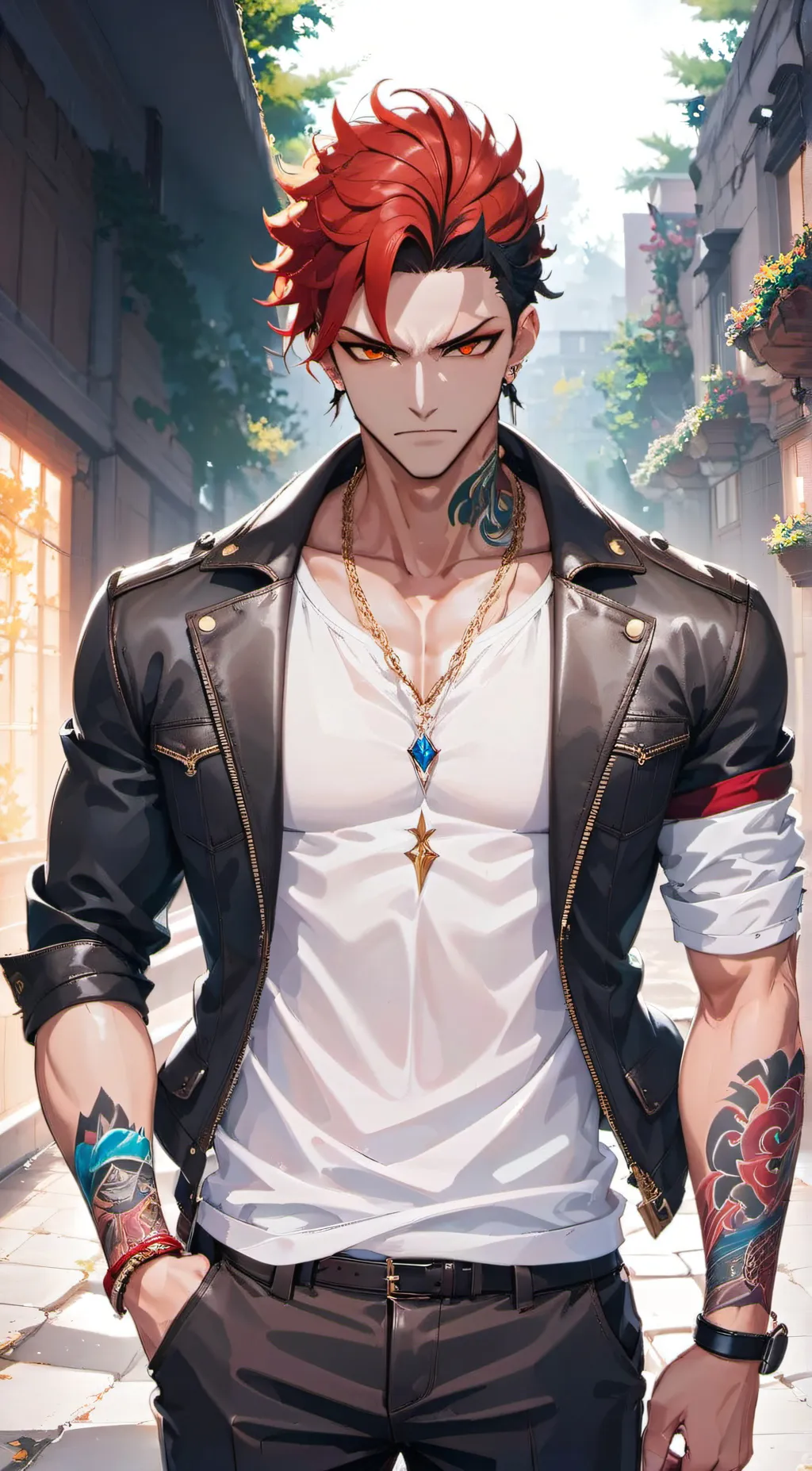 ai character: Yamik background