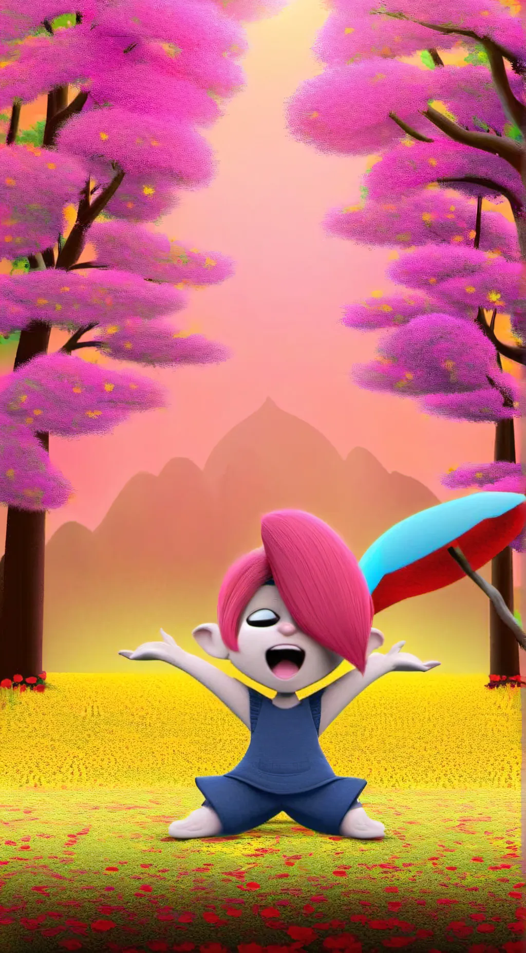 ai character: Floyd and Johndory background