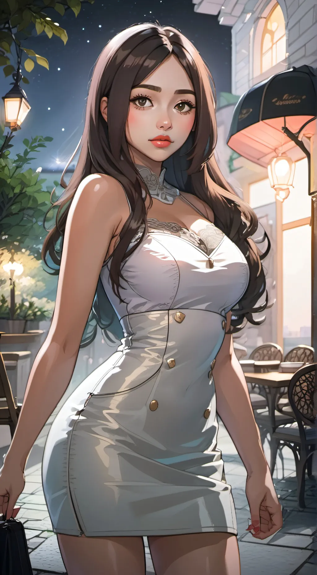 ai character: Ariana💛 background