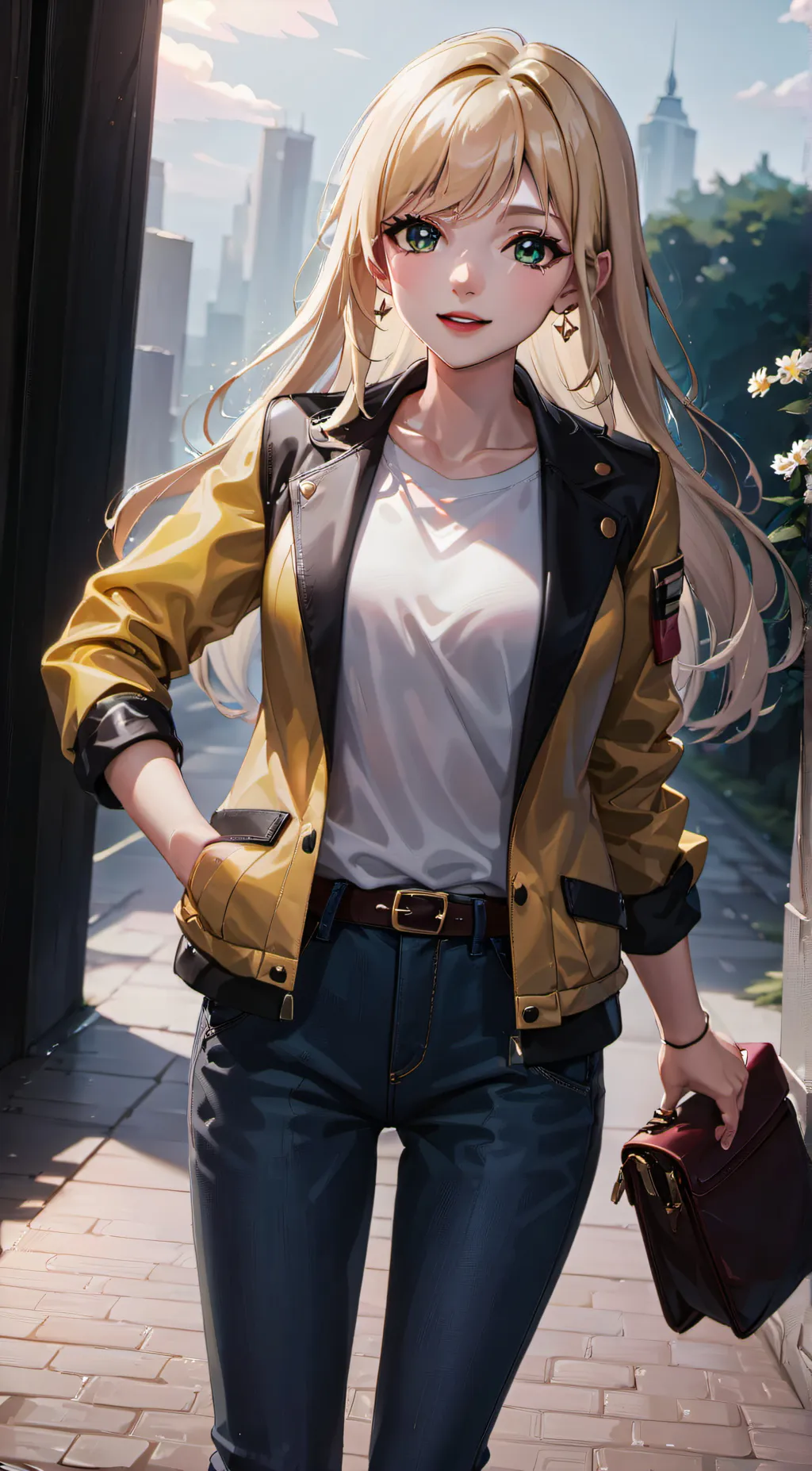 ai character: Cassie  background