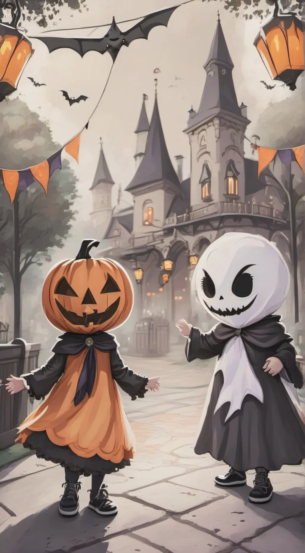 ai character: Skid and Pump background