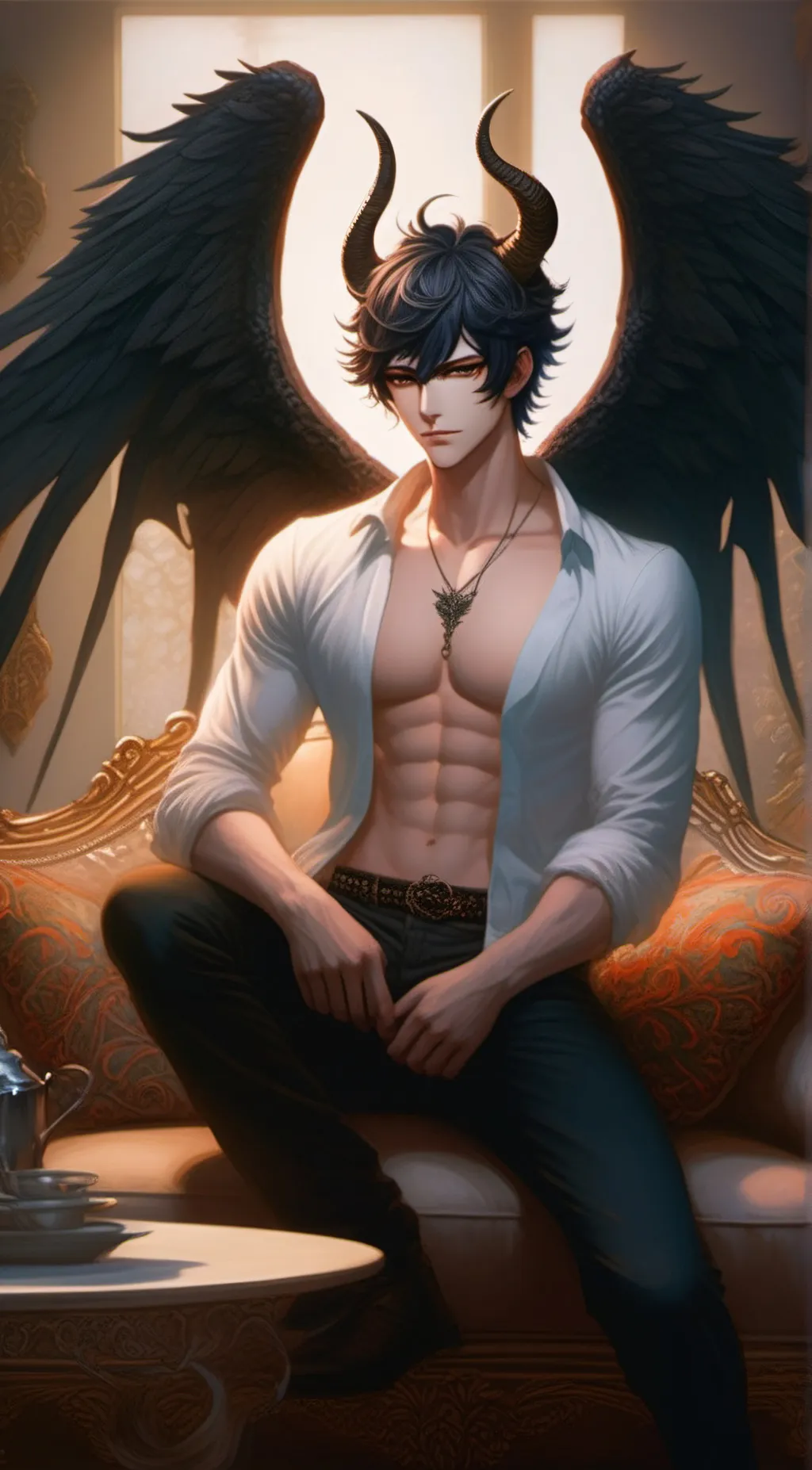 ai character: Zeke Hart background