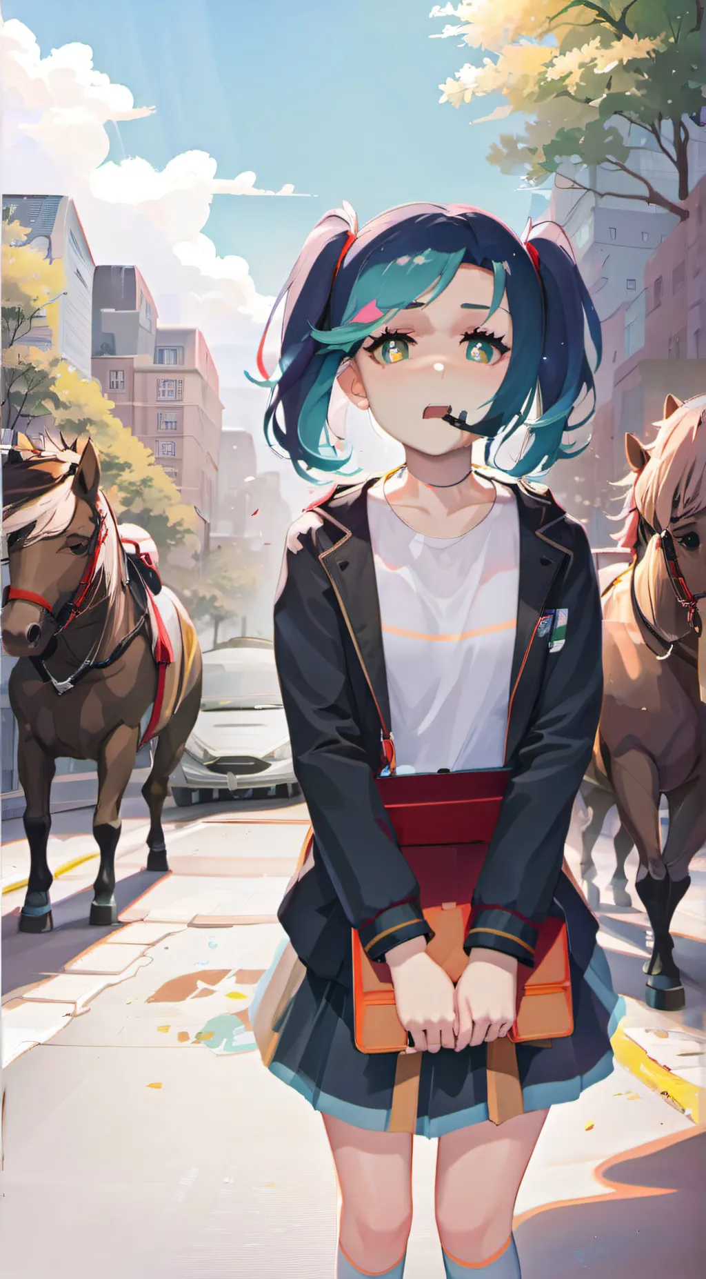 ai character: milllky background