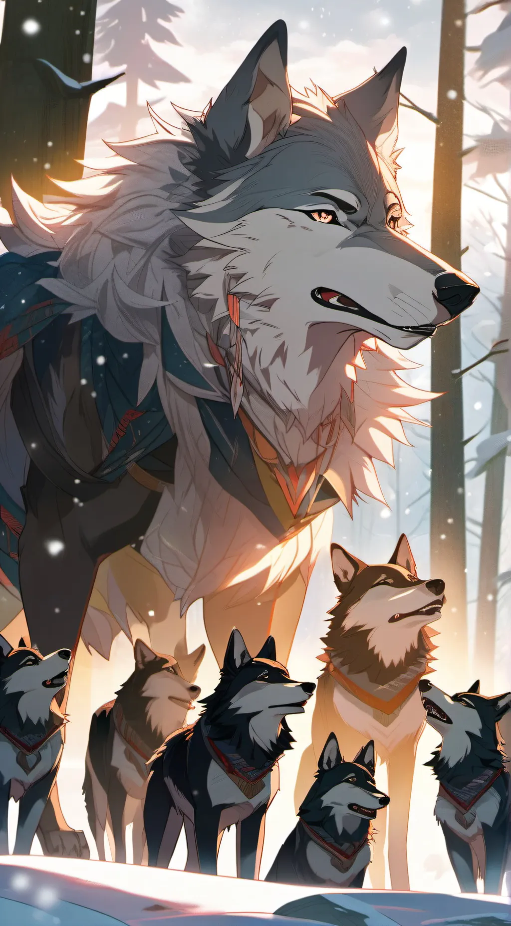 ai character: Misty background