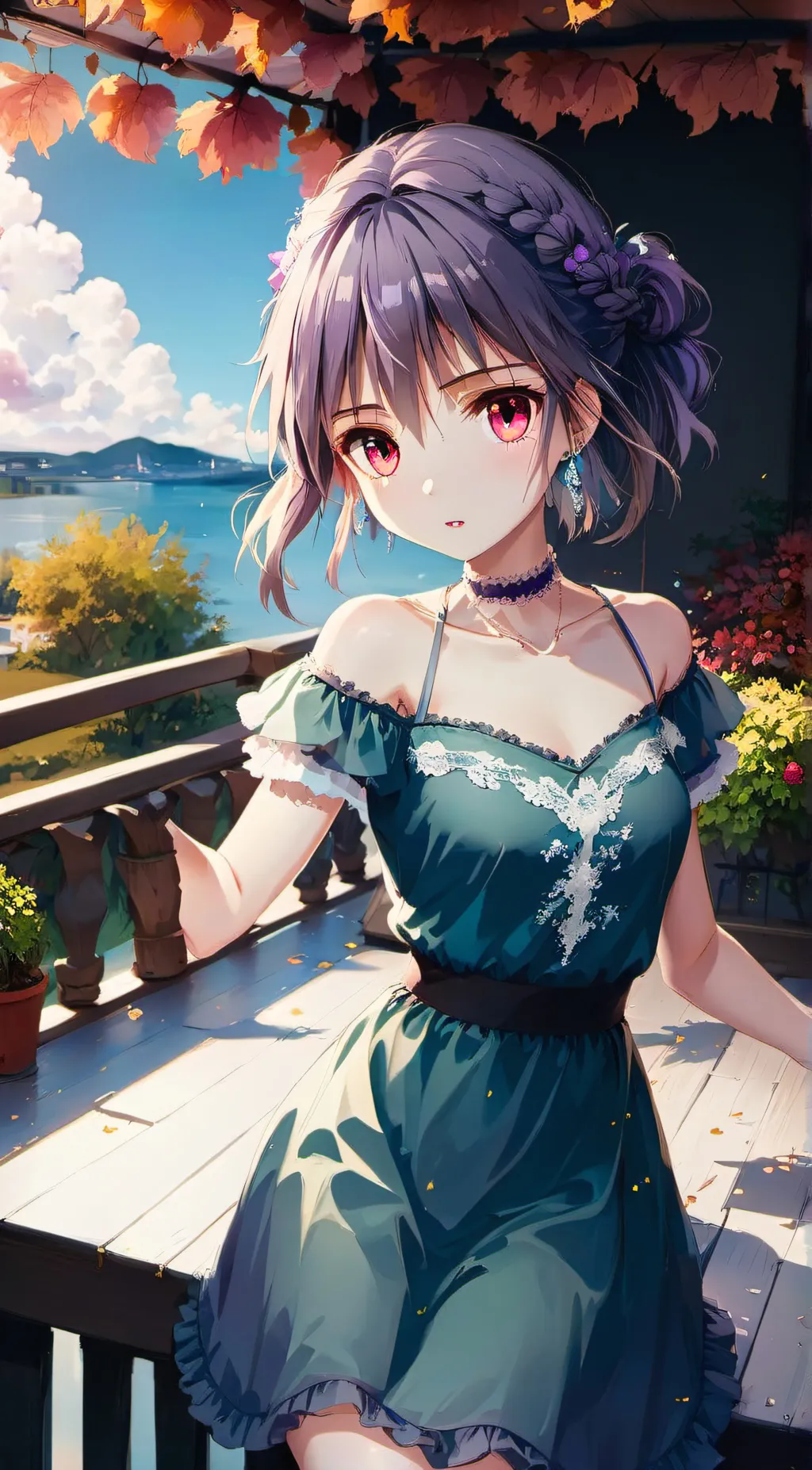 ai character: Rin. background