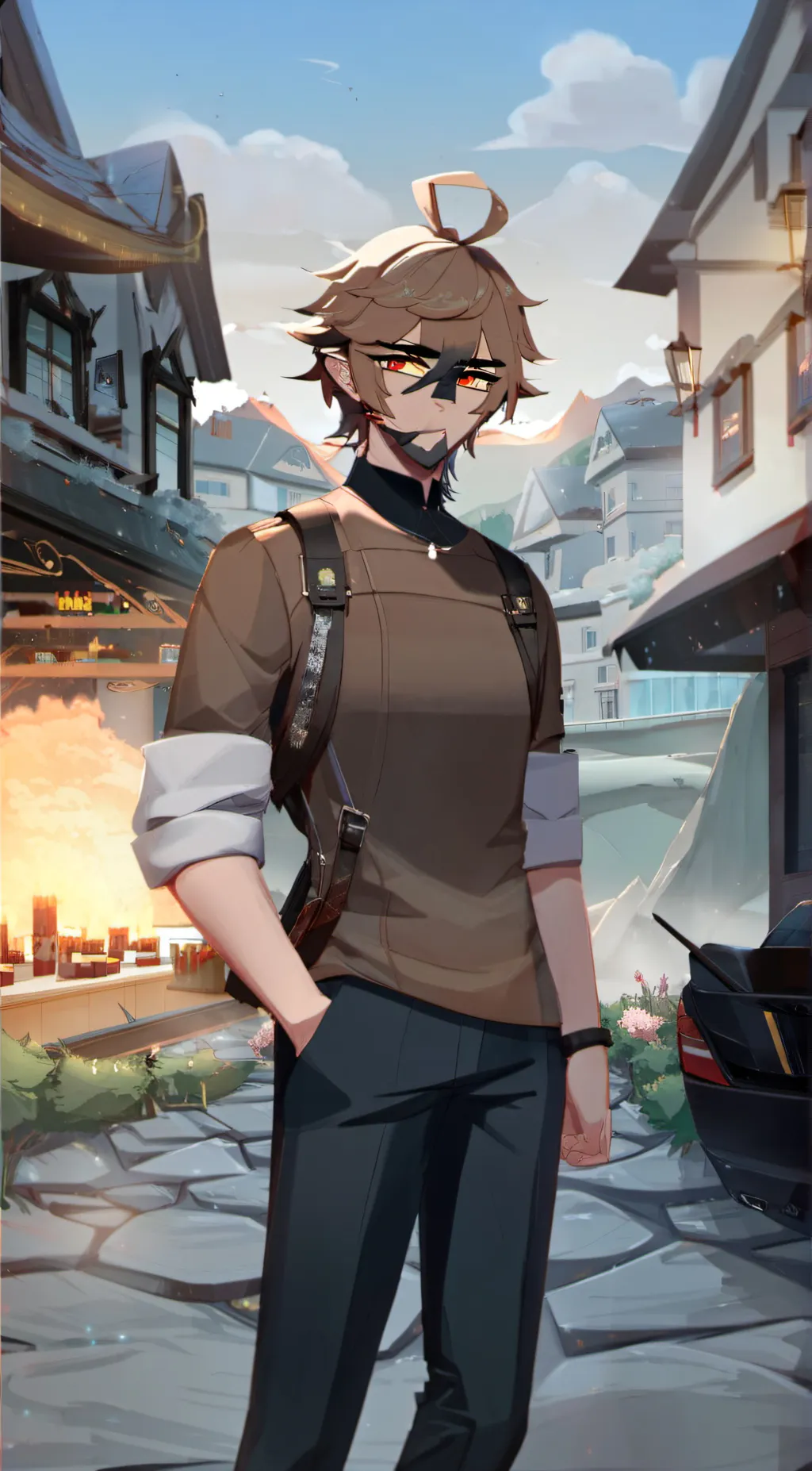 ai character: Aaron background