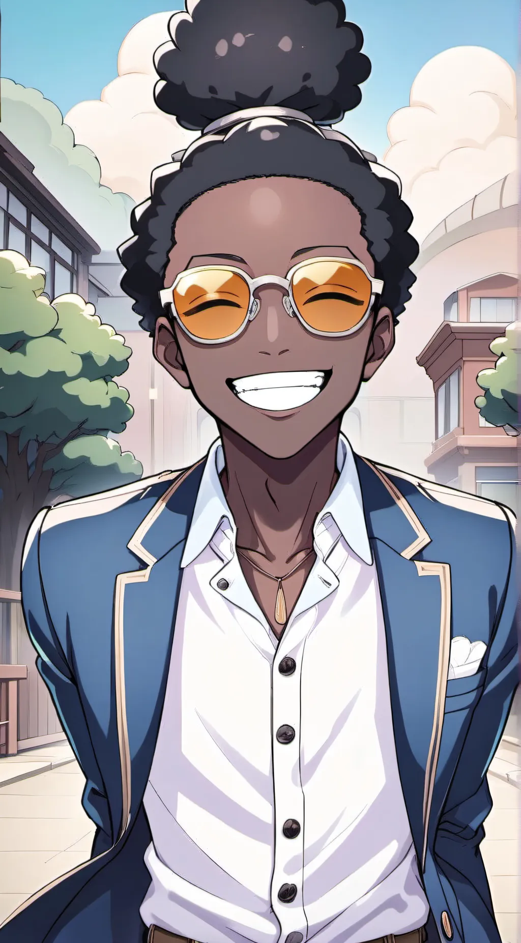 ai character: Drew background