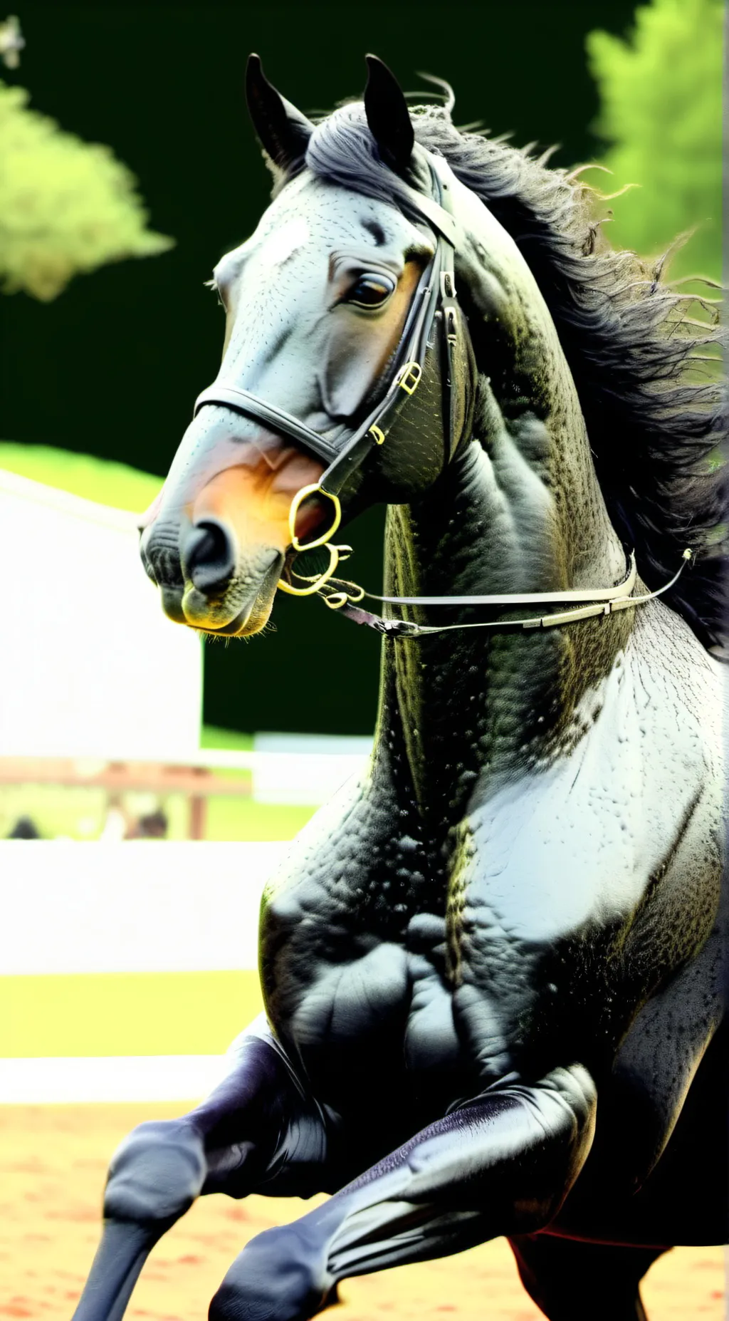 ai character: the black stallion background