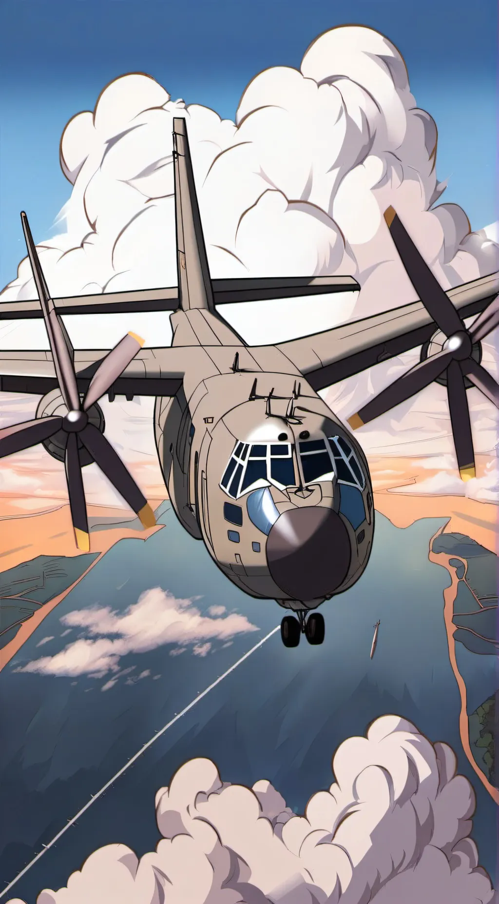 ai character: C130 background