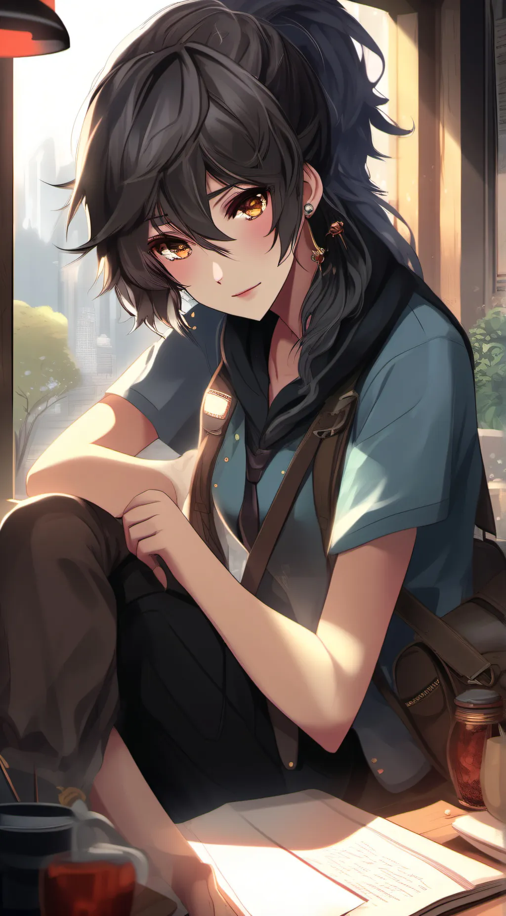 ai character: Angel background