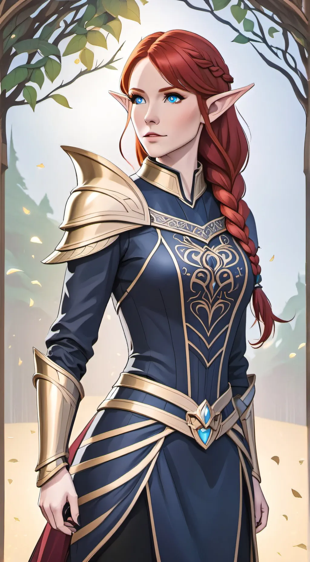 ai character: Elle background