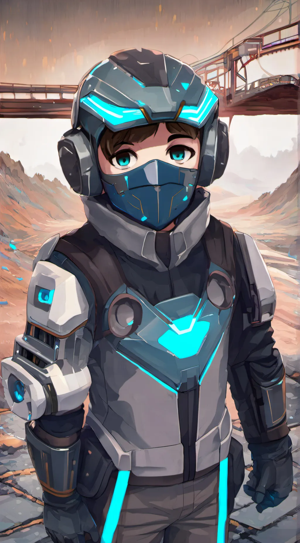 ai character: Tecno background