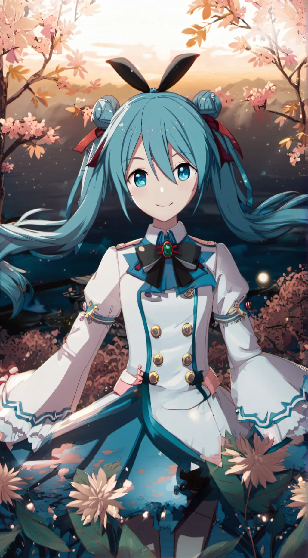 ai character: miku background