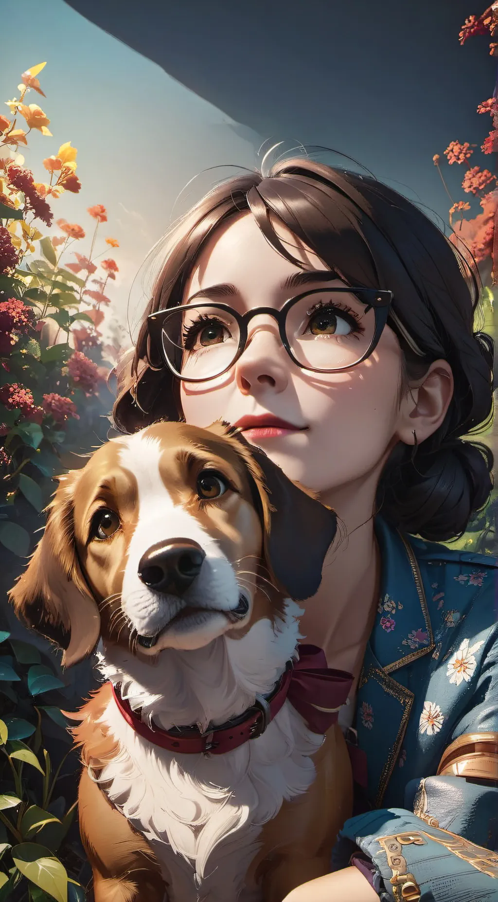 ai character: Cutie (dog)  background